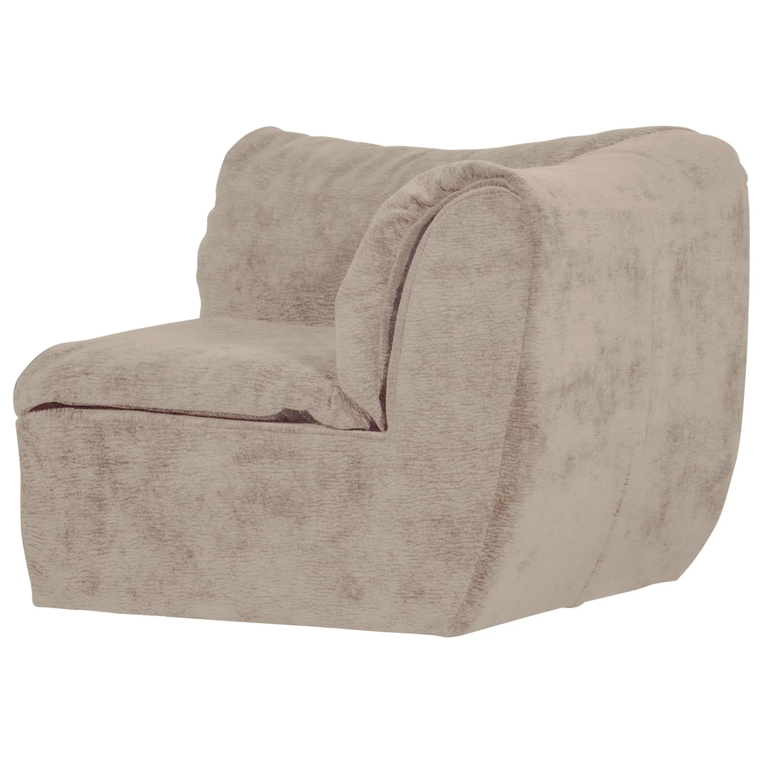 Sofa modułowa BAGGY 3D - element narożny piaskowy - Image 3