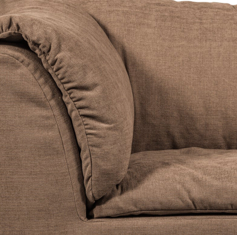 Sofa modułowa BAGGY - element narożny brązowy - Image 2
