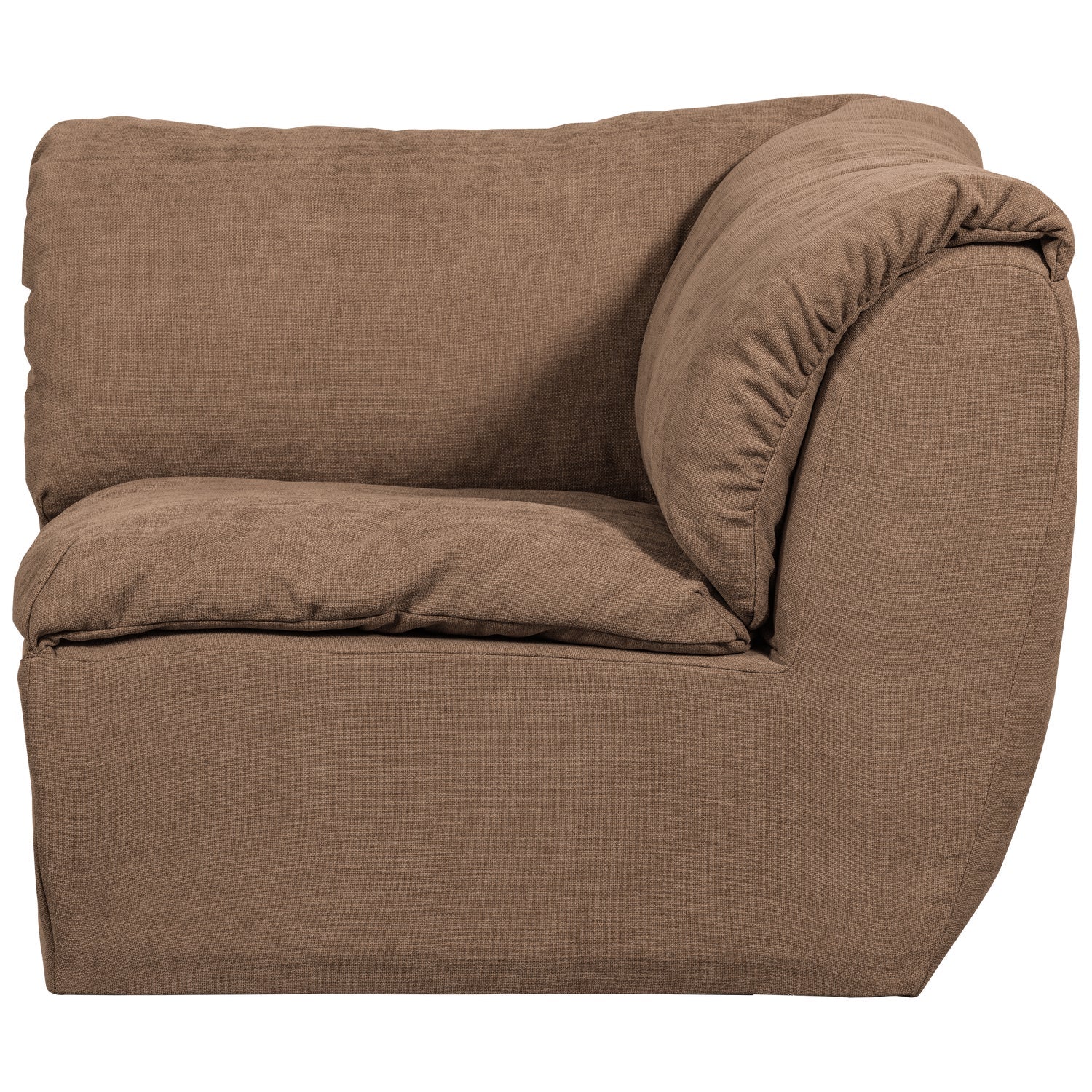 Sofa modułowa BAGGY - element narożny brązowy - Image 4