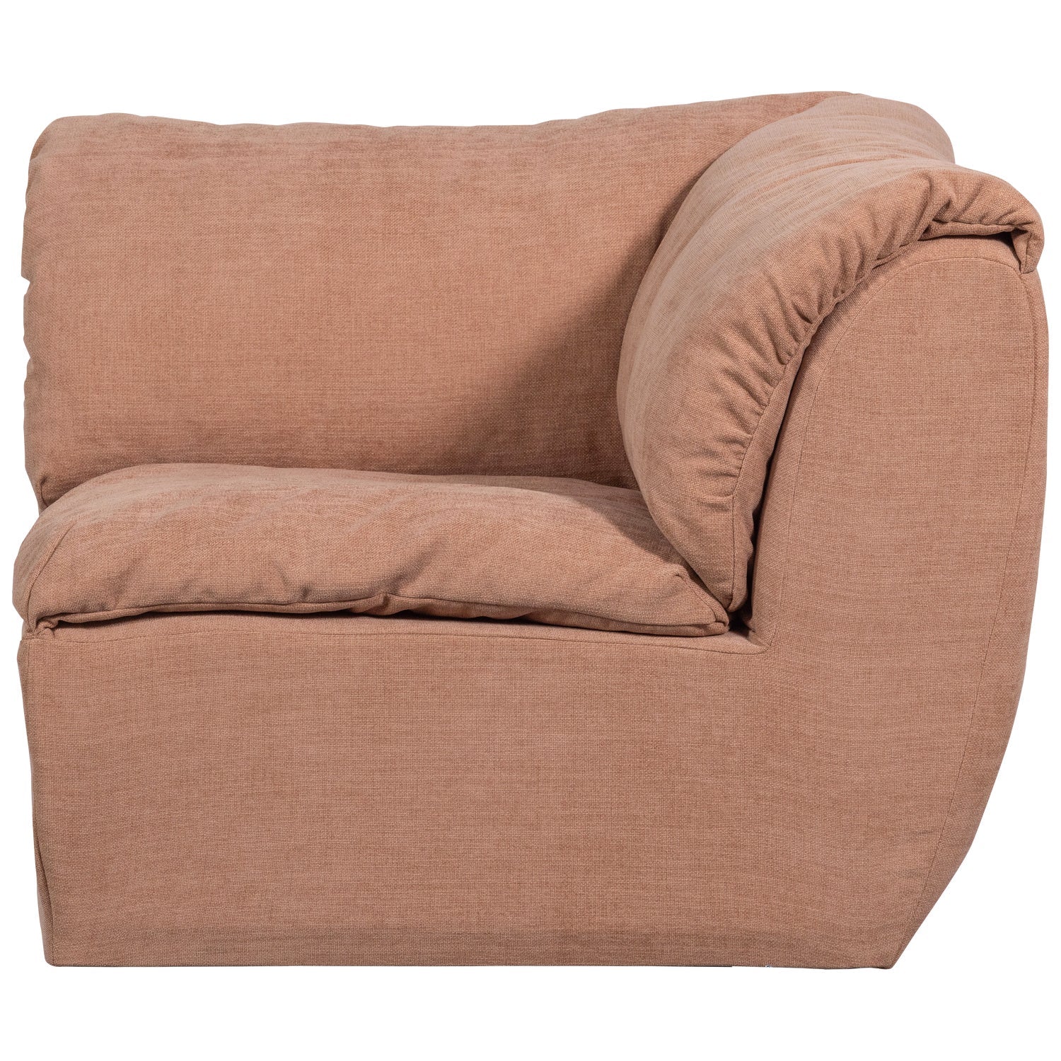 Sofa modułowa BAGGY - element narożny różowy - Image 3
