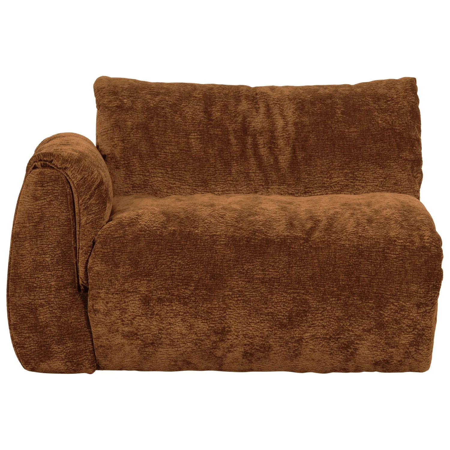 Sofa modułowa BAGGY 3D - element lewostronny brązowy - Image 5