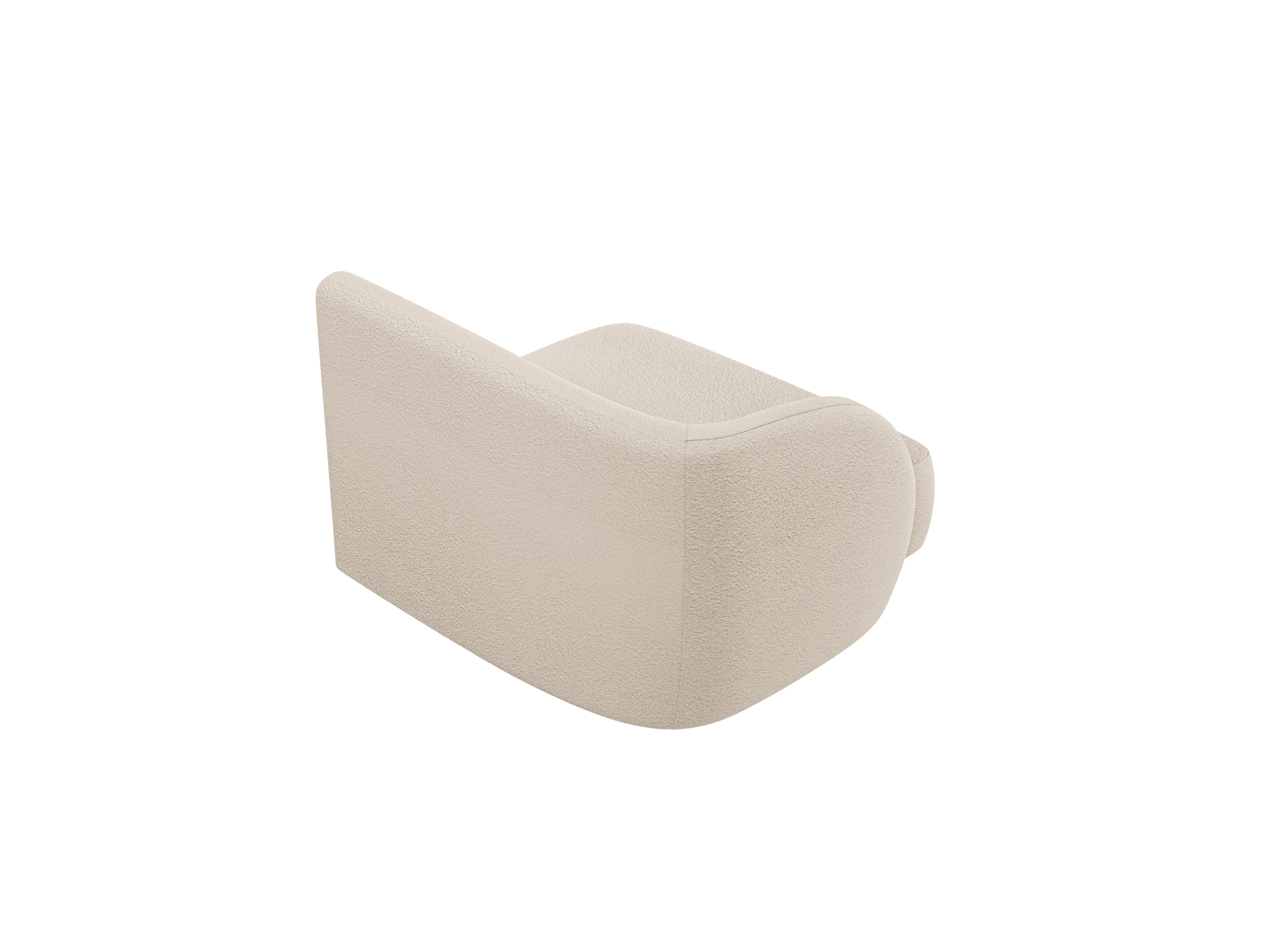 Sofa modułowa MILEY - moduł lewostronny beżowy boucle - Image 3