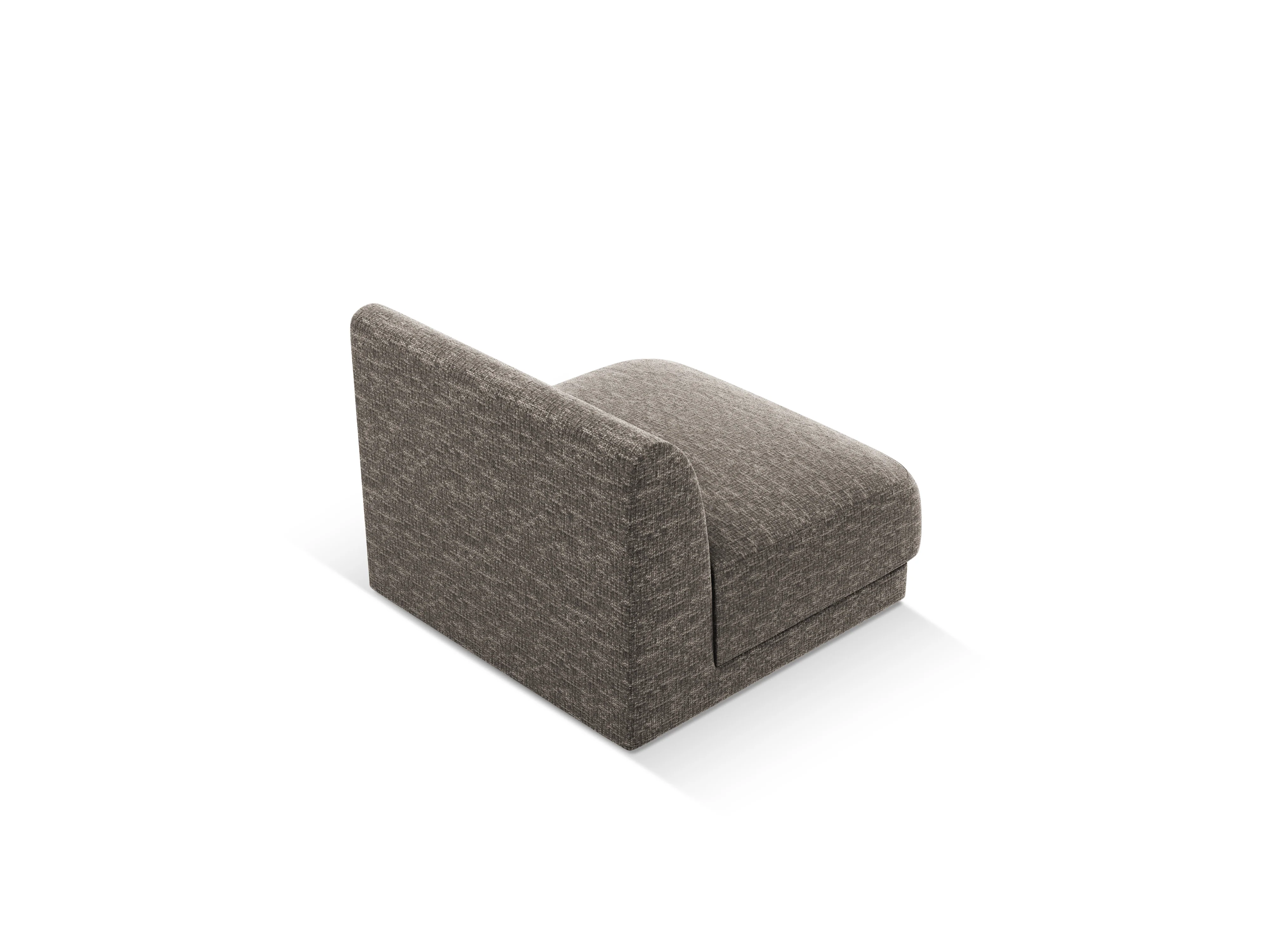 Fotel / moduł MILEY szary szenil jedwabisty - Image 4