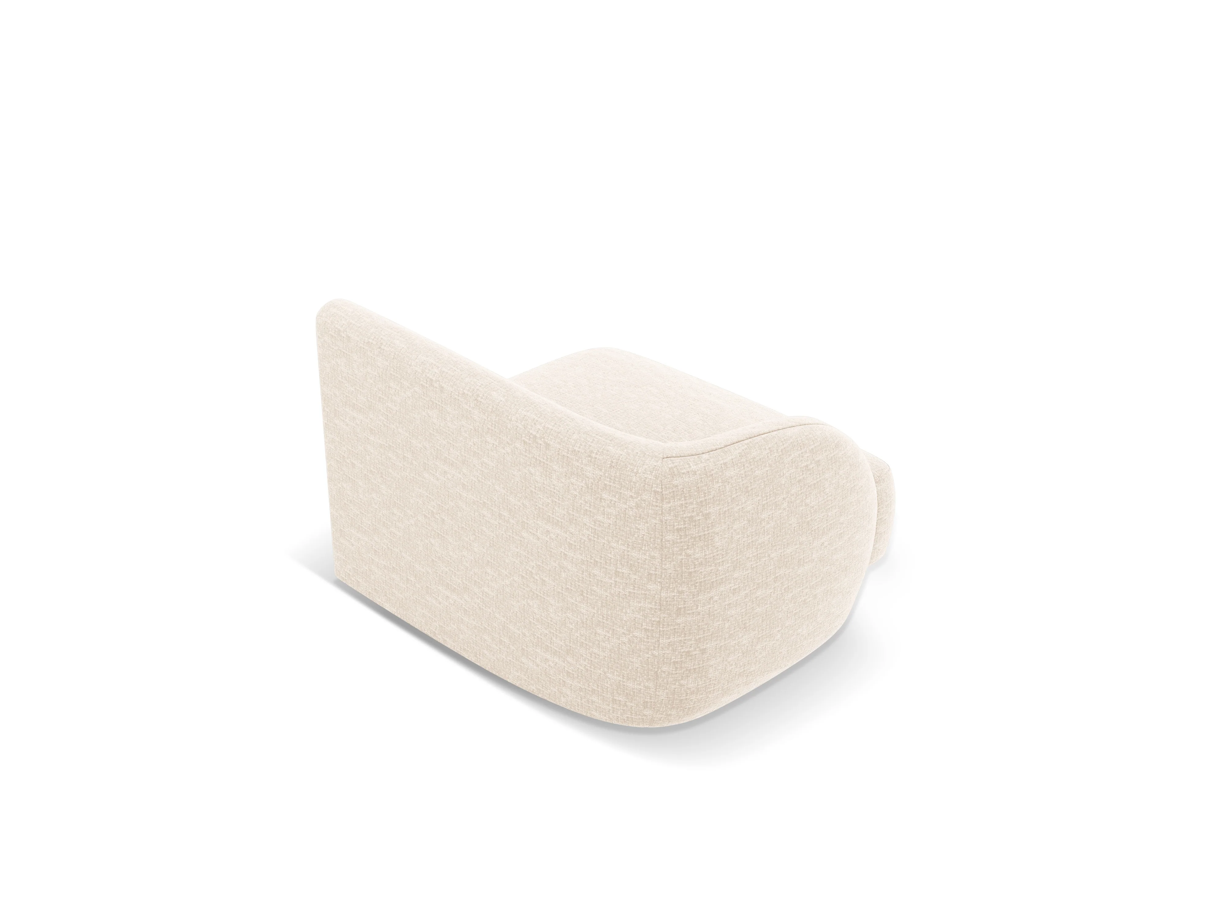 Sofa modułowa - moduł lewostronny MILEY kość słoniowa szenil - Image 4