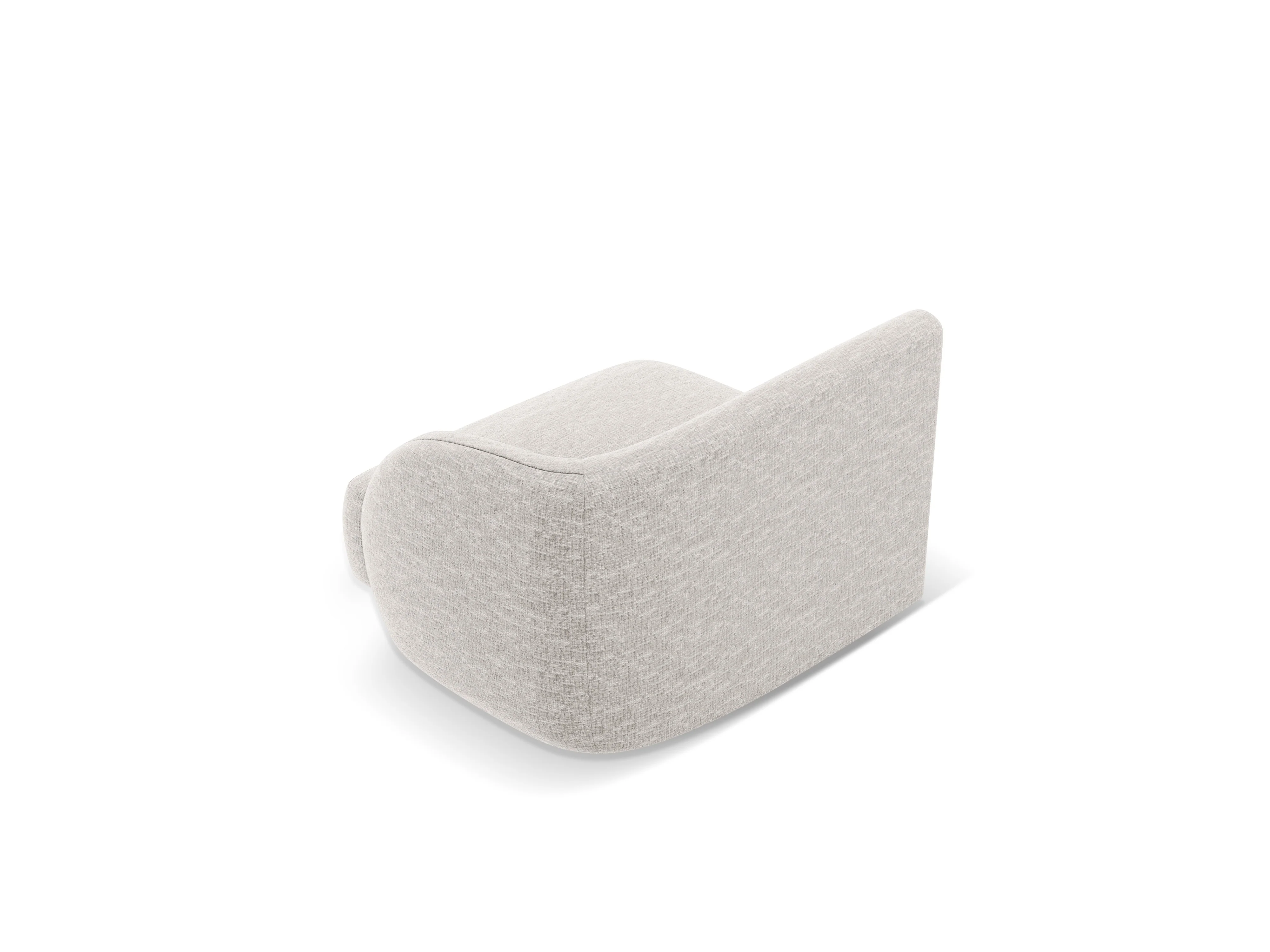 Sofa modułowa - moduł prawostronny MILEY szary szenil - Image 4