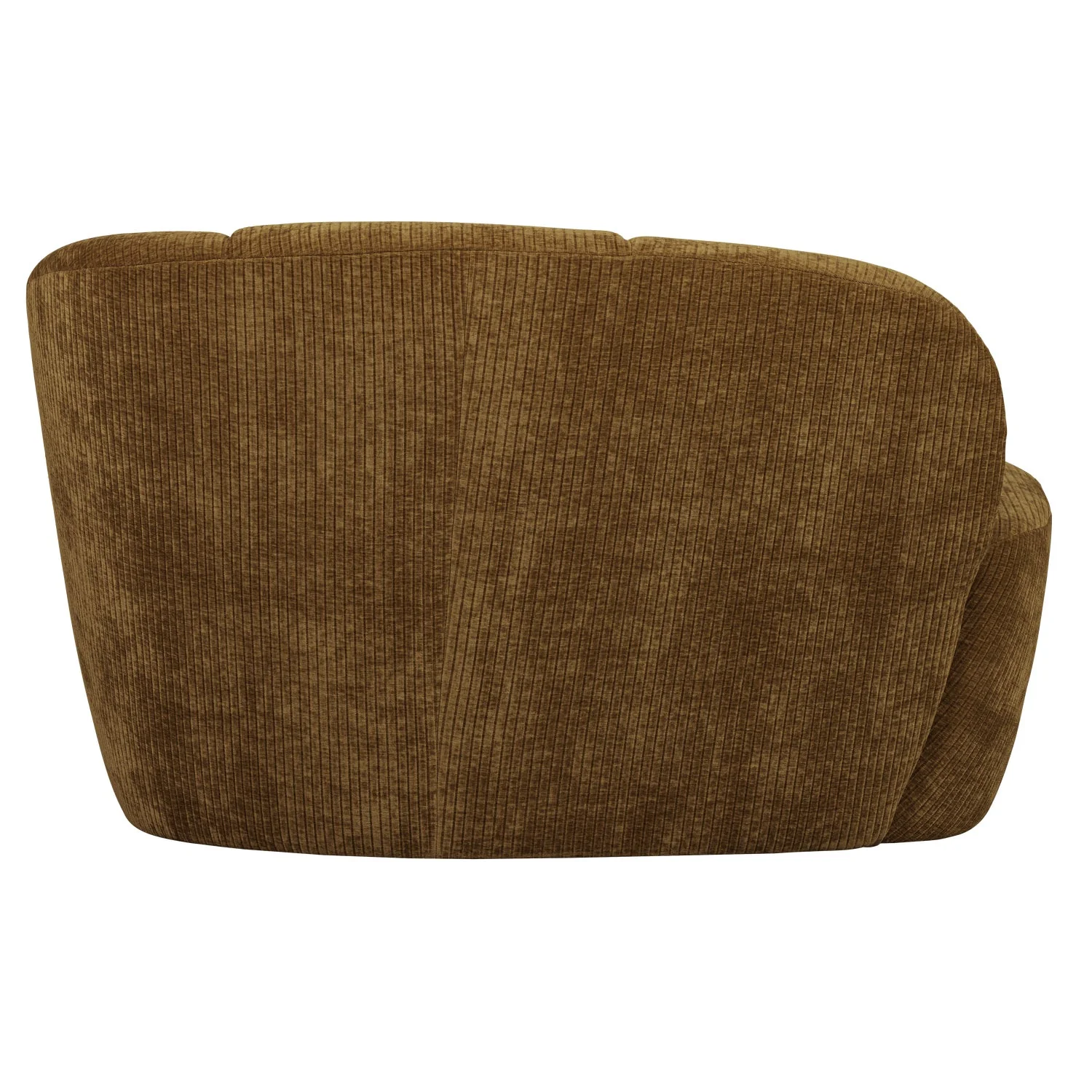 Sofa prawostronna 2-osobowa MOJO ciemny miodowy sztruks - Image 3