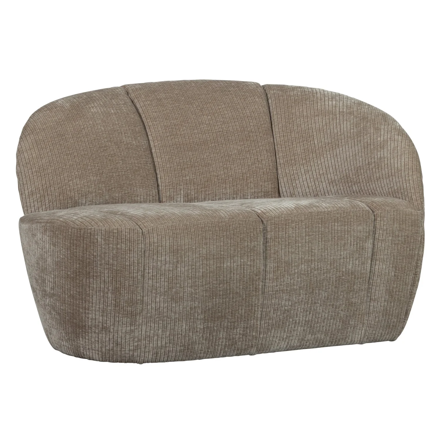 Sofa prawostronna 2-osobowa MOJO ciemny piaskowy sztruks - Image 3