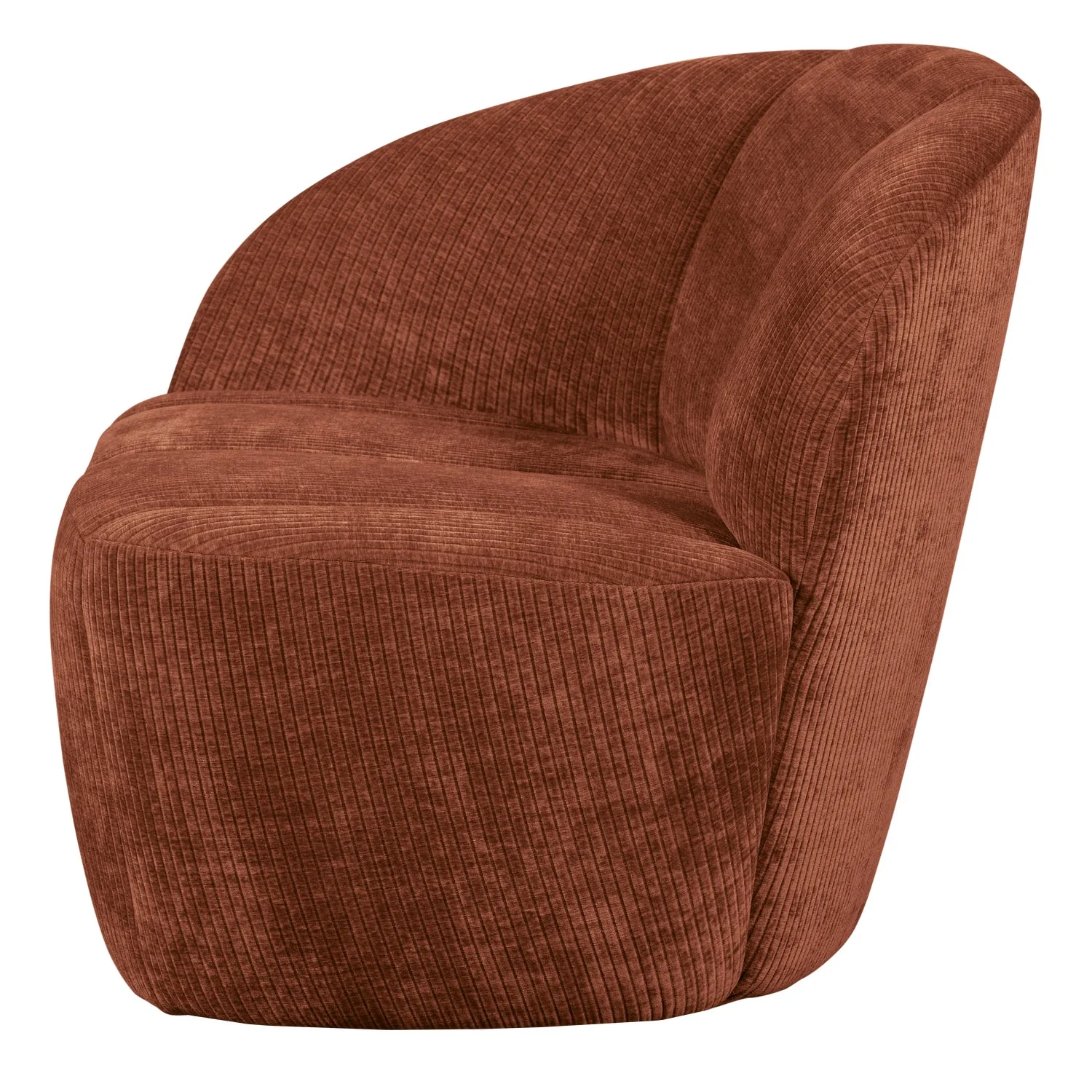 Sofa lewostronna 2-osobowa MOJO rdzawy brązowy sztruks - Image 5