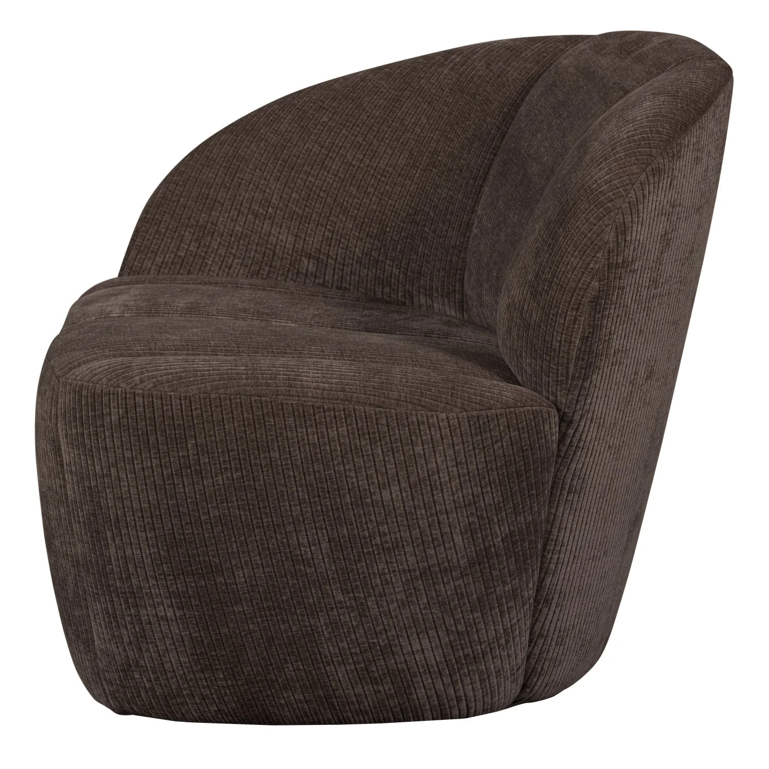 Sofa lewostronna 2-osobowa MOJO ciemnobrązowy sztruks - Image 4
