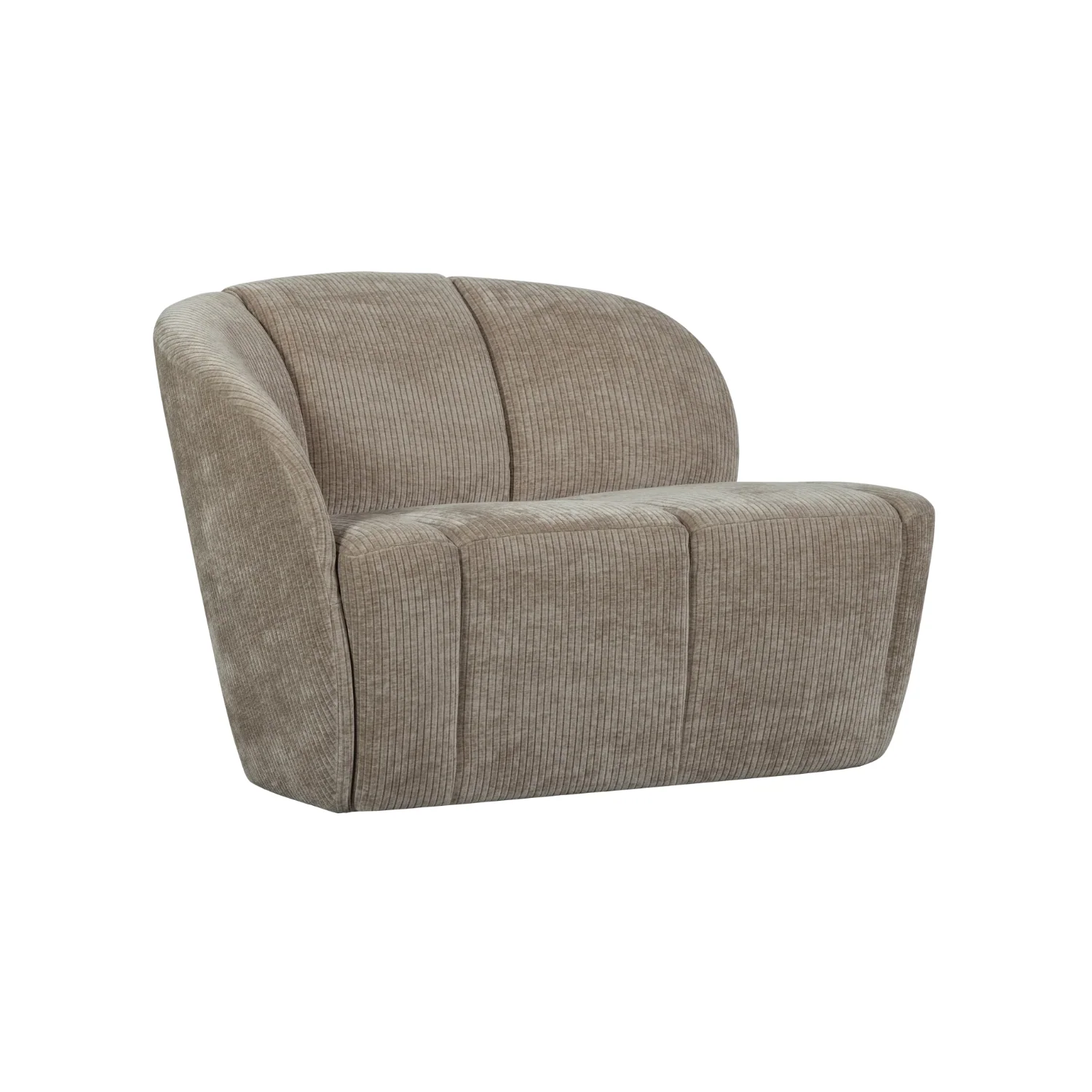 Sofa 2-osobowa lewostronna MOJO ciemny piaskowy sztruks