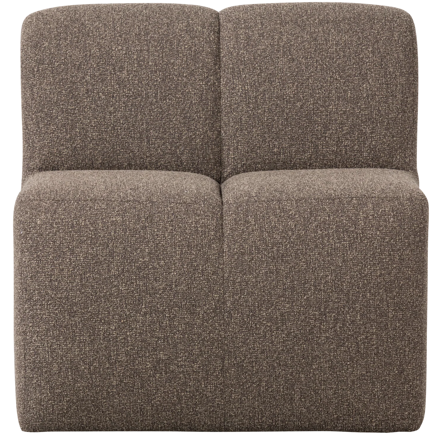 Fotel / moduł MOJO BENCH brązowy melanż boucle - Image 3