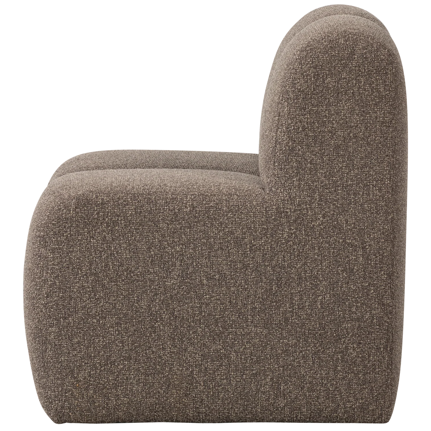 Fotel / moduł MOJO BENCH brązowy melanż boucle - Image 5