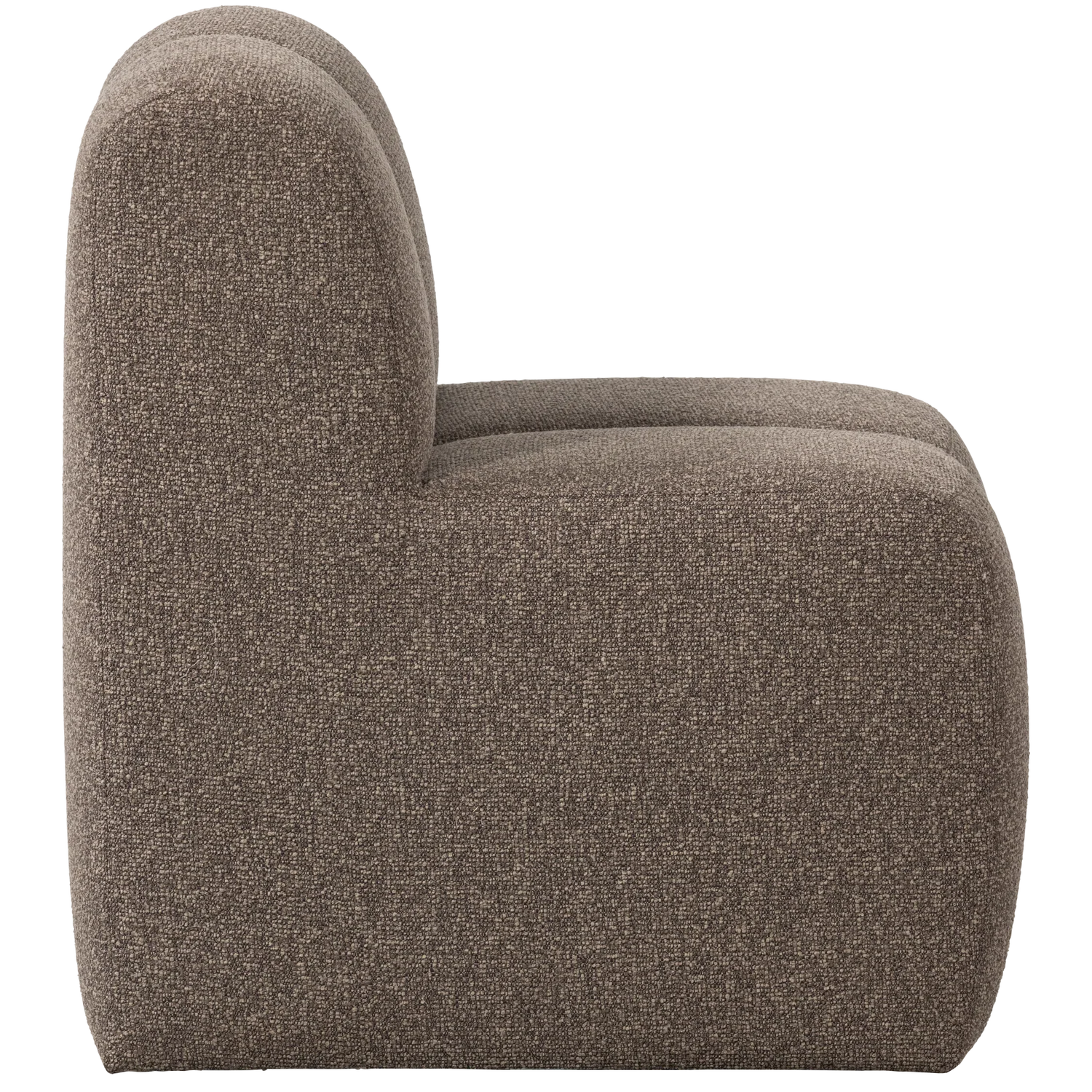 Fotel / moduł MOJO BENCH brązowy melanż boucle - Image 6