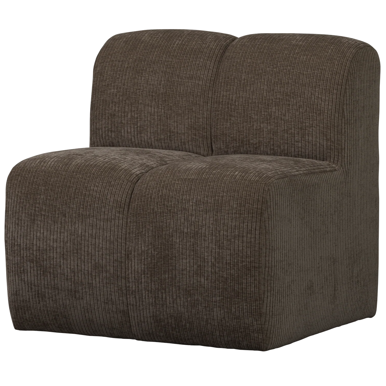Fotel / moduł MOJO BENCH brązowy sztruks - Image 5