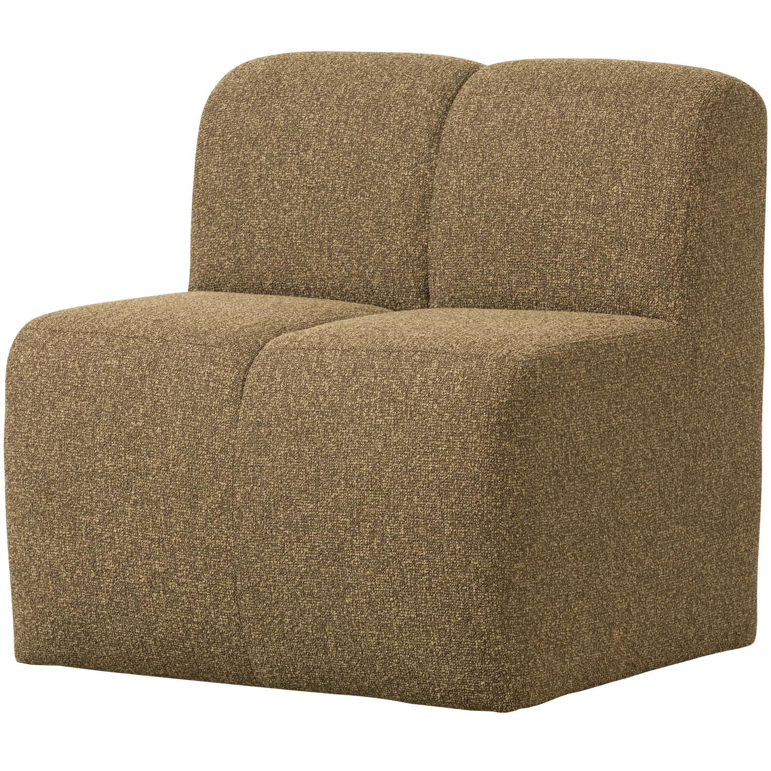 Fotel / moduł MOJO BENCH miodowy melanż boucle - Image 5