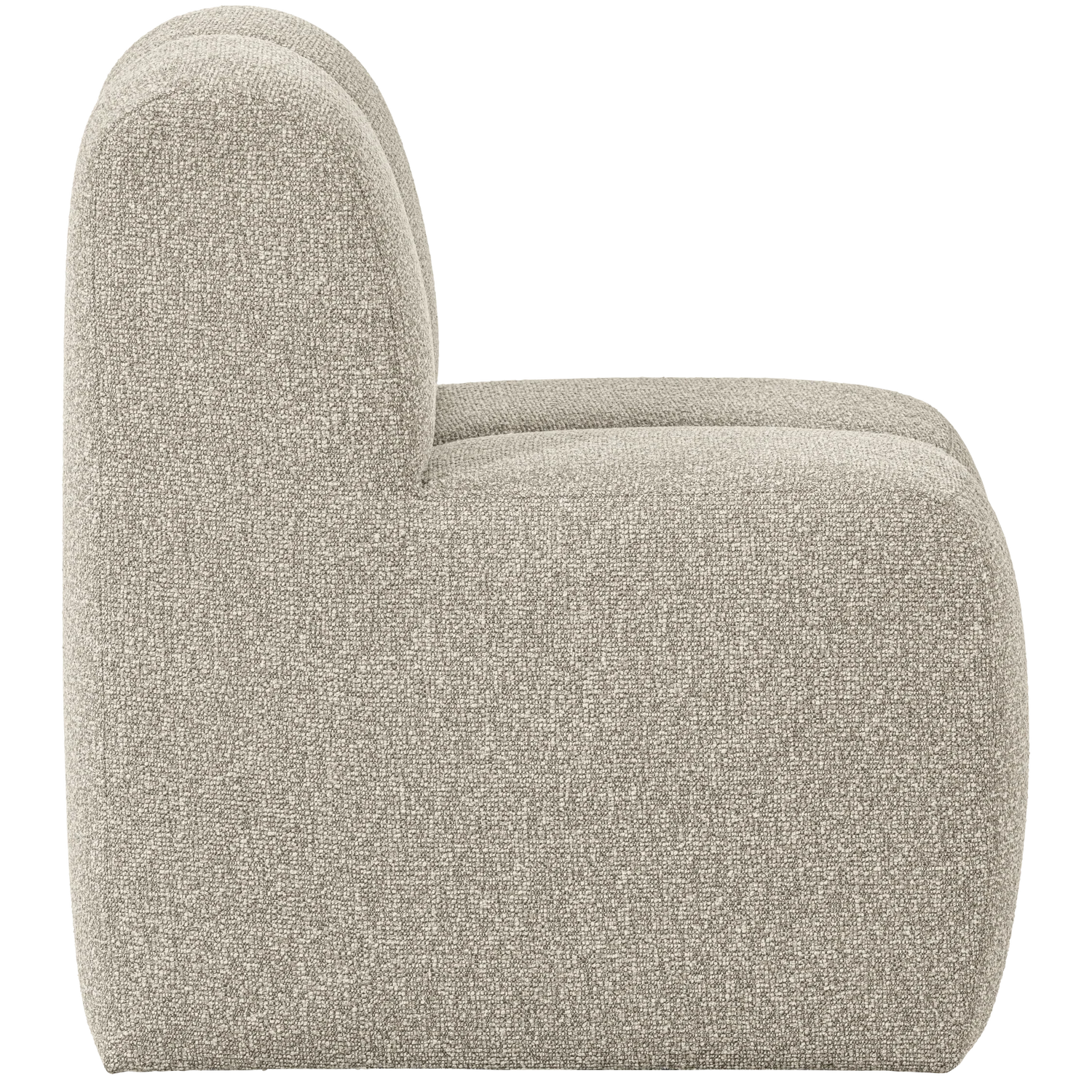 Fotel / moduł MOJO BENCH beżowy melanż boucle - Image 7