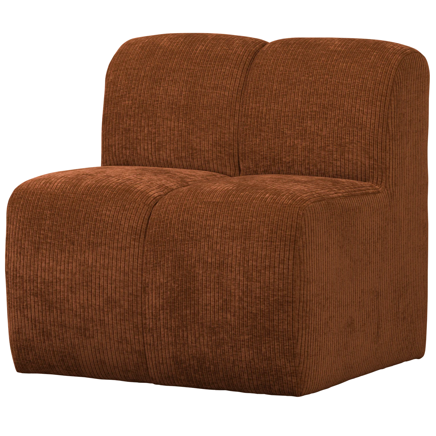 Fotel / moduł MOJO BENCH rdzawy brązowy sztruks - Image 5