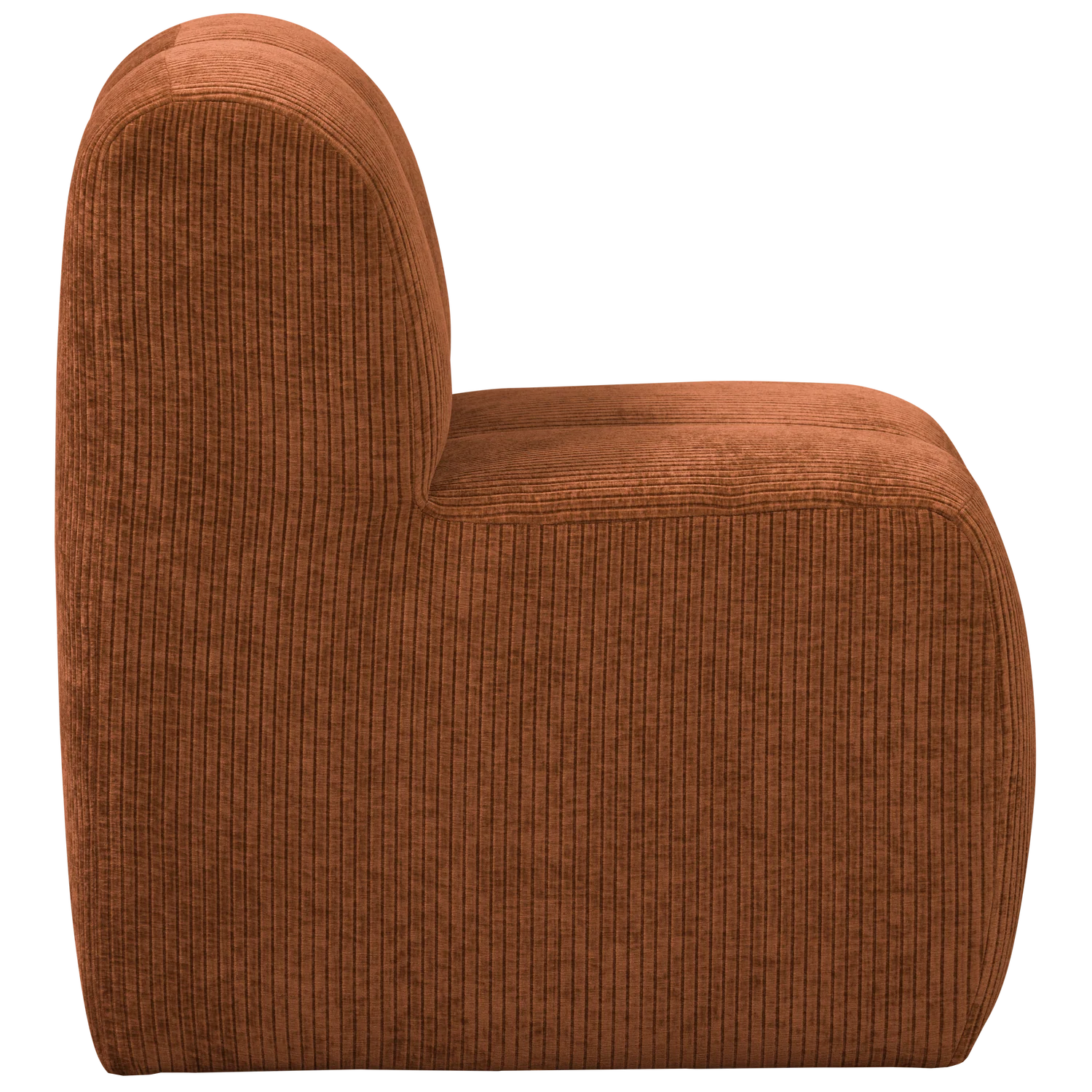 Fotel / moduł MOJO BENCH rdzawy brązowy sztruks - Image 7