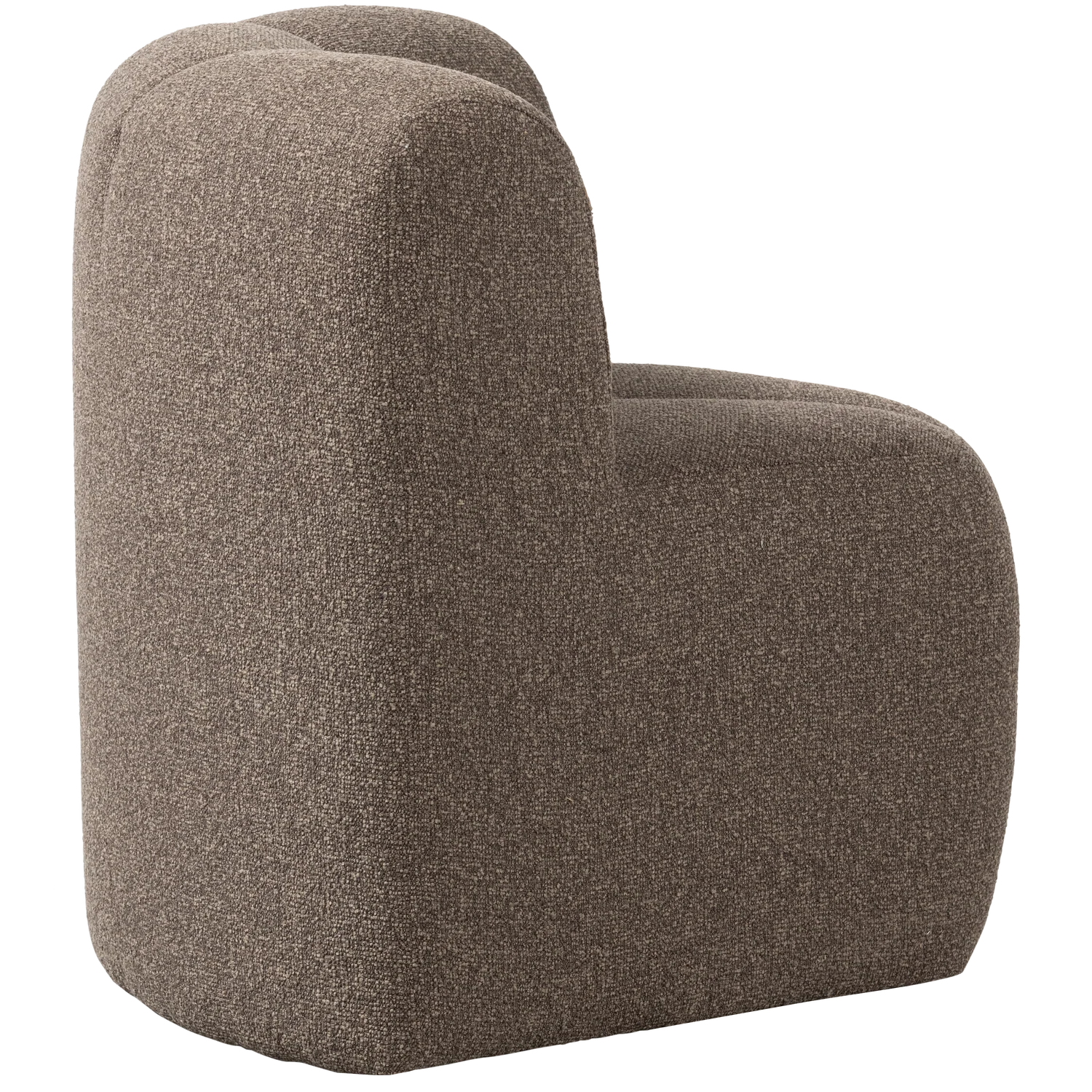 Sofa modułowa MOJO BENCH - element narożny brązowy melanż boucle - Image 7