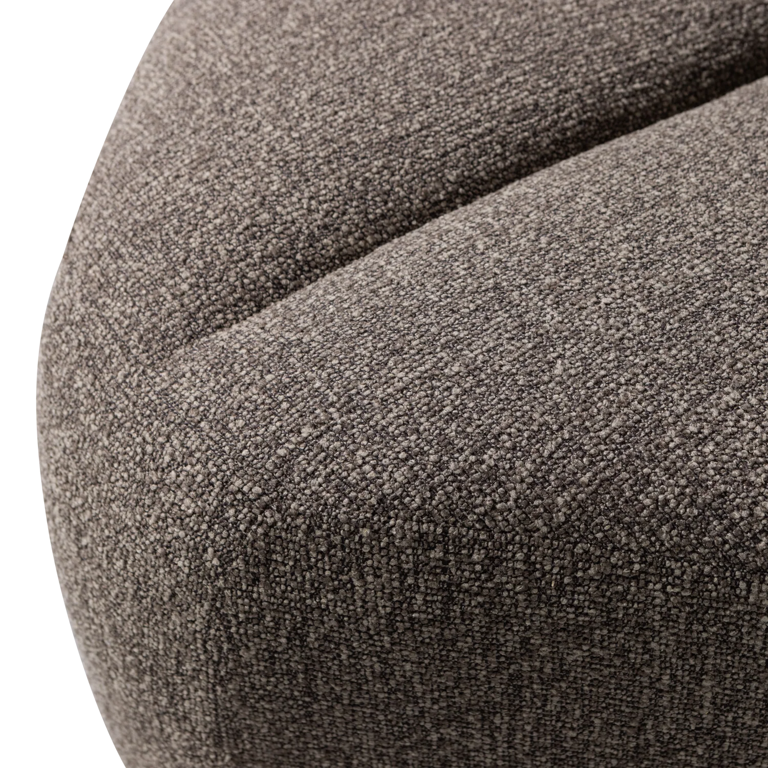 Sofa modułowa MOJO BENCH - element narożny brązowy melanż boucle - Image 8