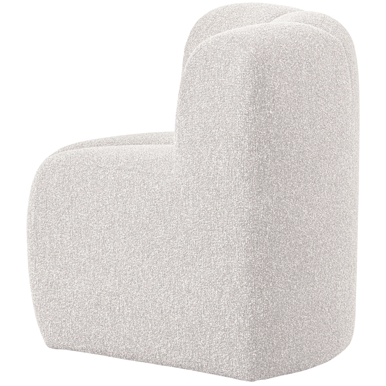 Sofa modułowa MOJO BENCH - element narożny ecru melanż boucle - Image 6