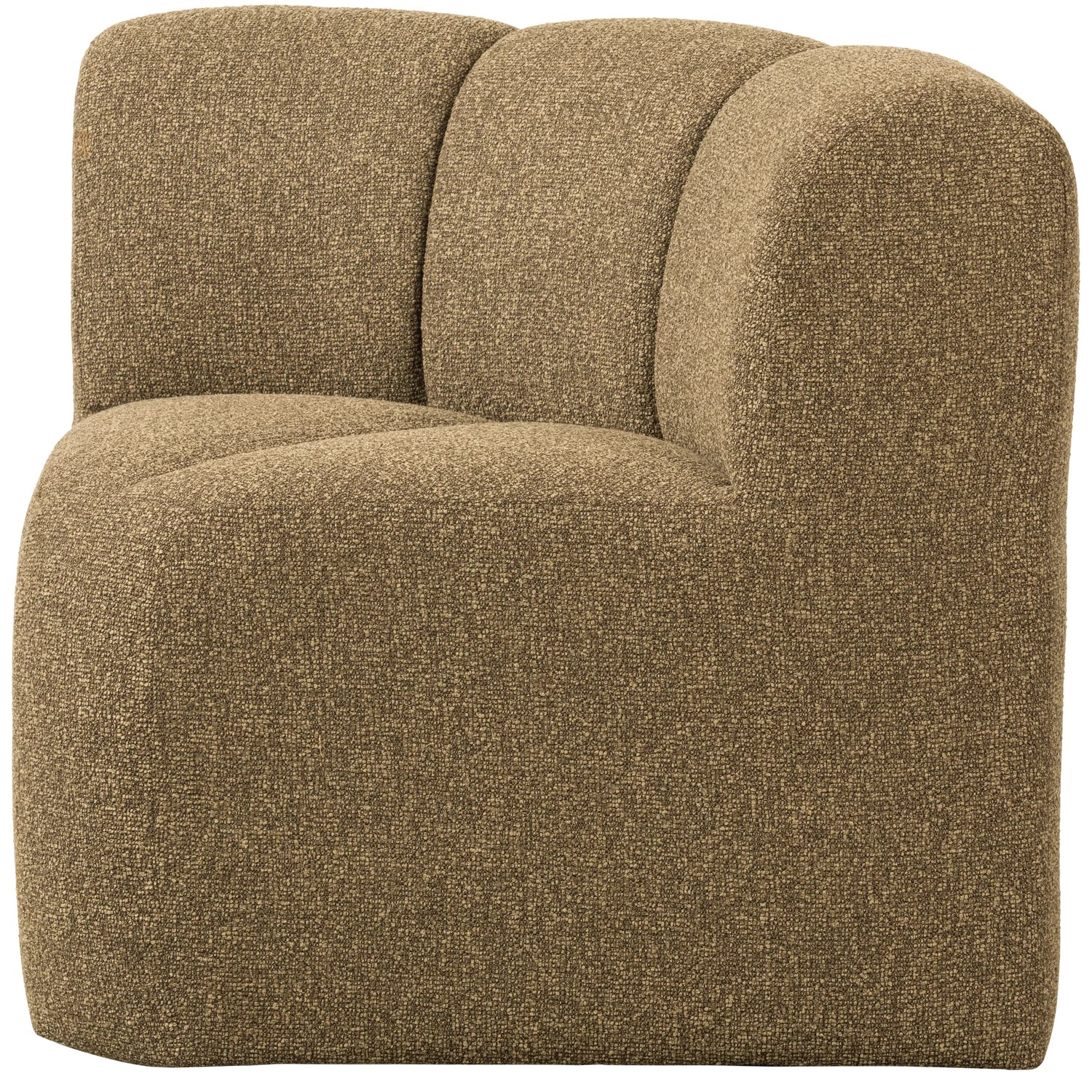 Sofa modułowa MOJO BENCH - element narożny miodowy melanż boucle - Image 3