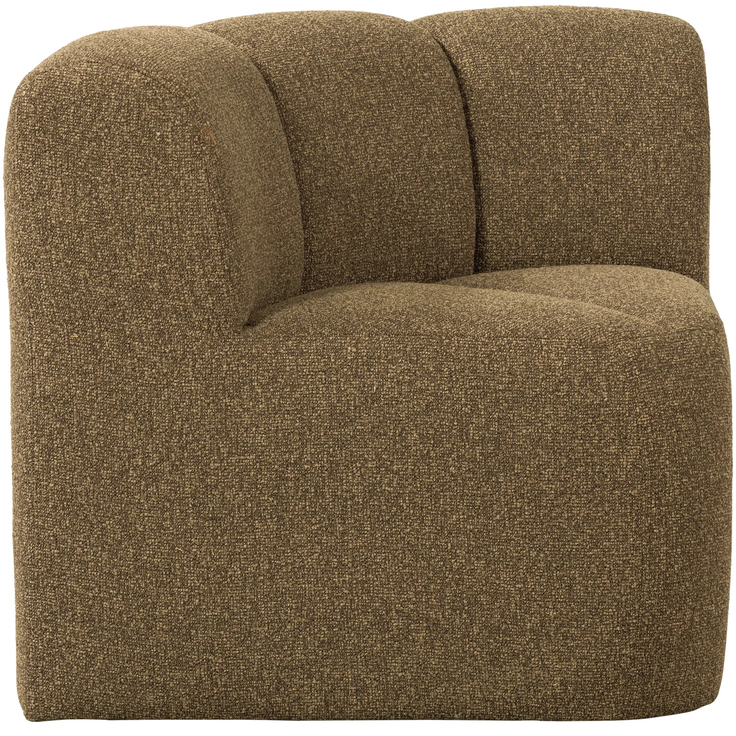 Sofa modułowa MOJO BENCH - element narożny miodowy melanż boucle - Image 5