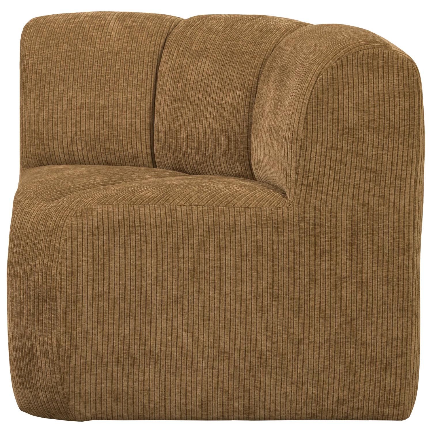 Sofa modułowa MOJO BENCH - element narożny miodowy sztruks - Image 3