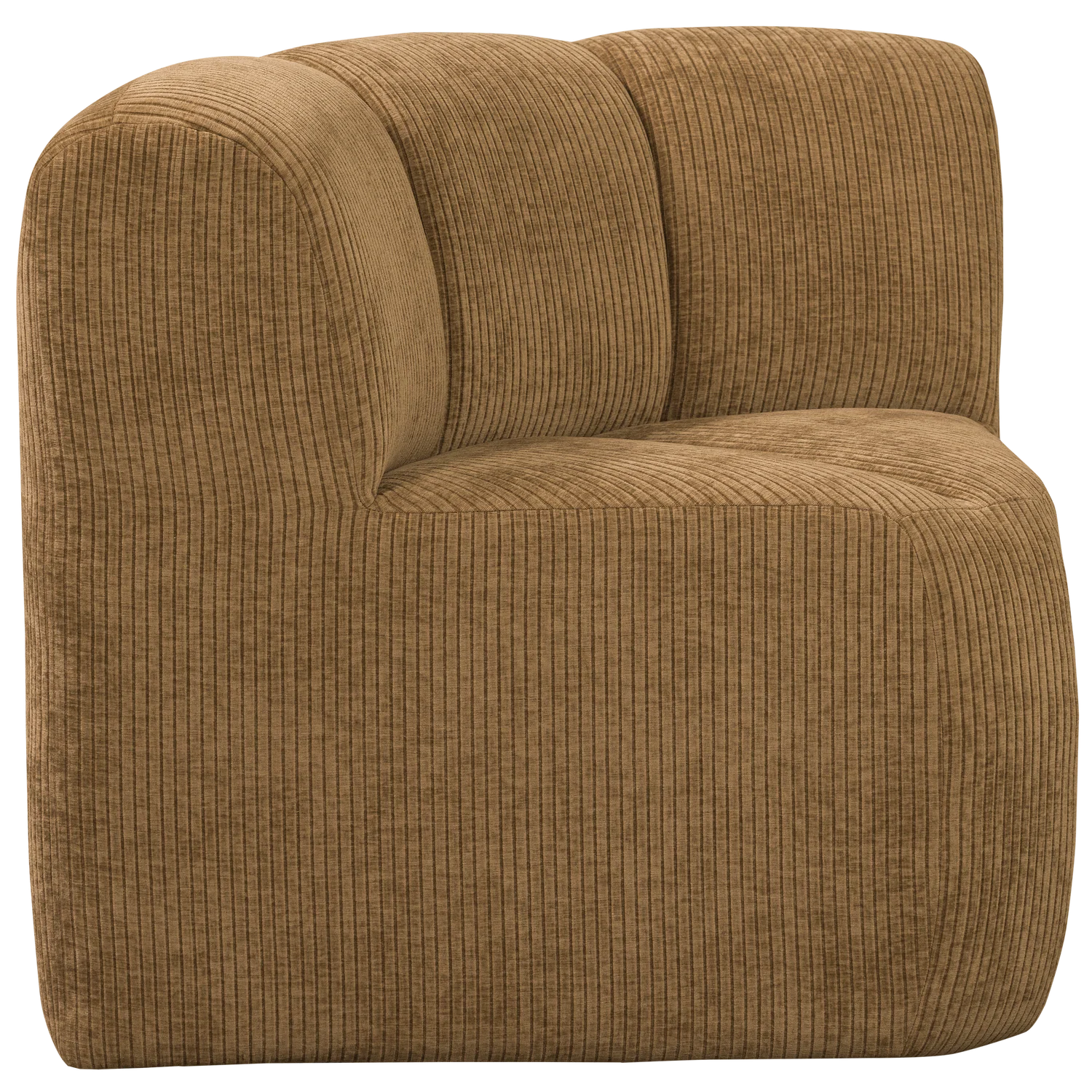 Sofa modułowa MOJO BENCH - element narożny miodowy sztruks - Image 5