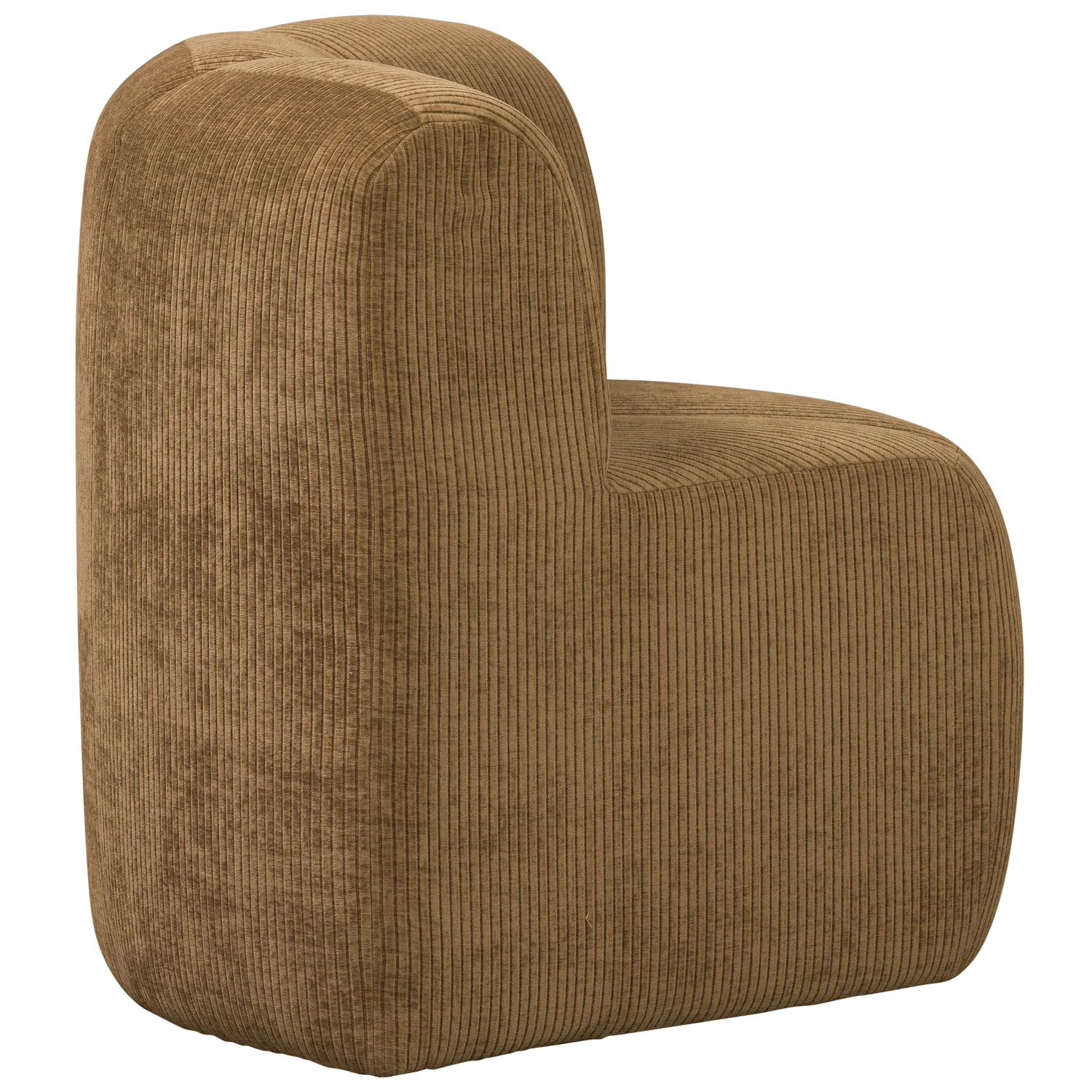 Sofa modułowa MOJO BENCH - element narożny miodowy sztruks - Image 6