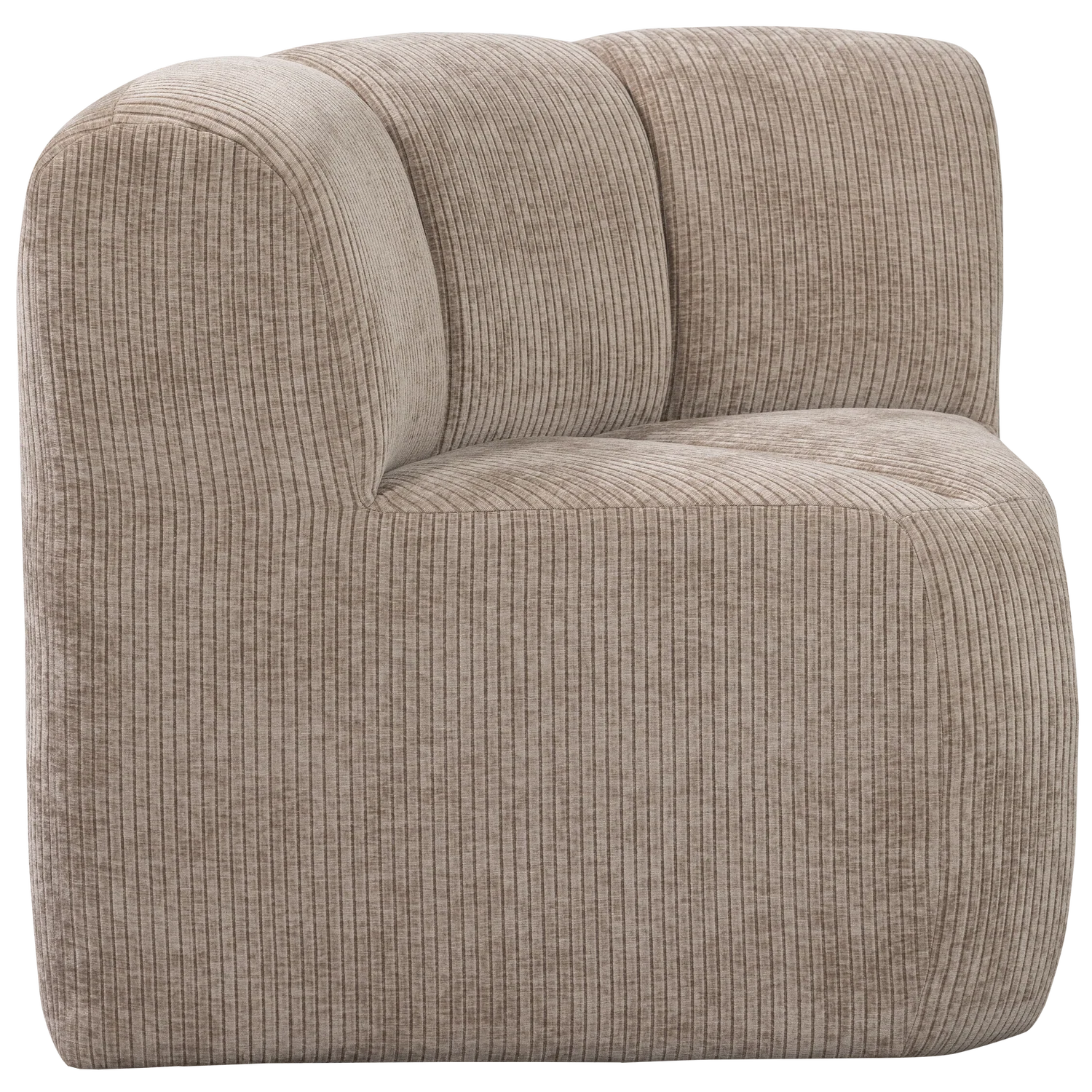 Sofa modułowa MOJO BENCH - element narożny piaskowy sztruks - Image 3