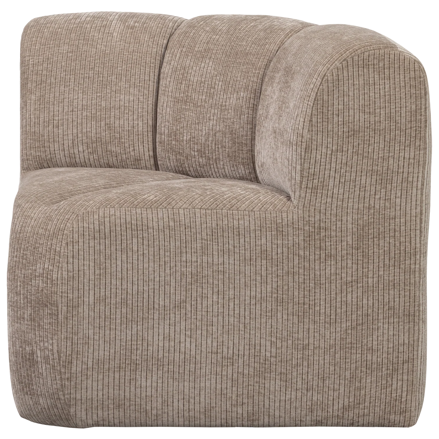 Sofa modułowa MOJO BENCH - element narożny piaskowy sztruks - Image 5