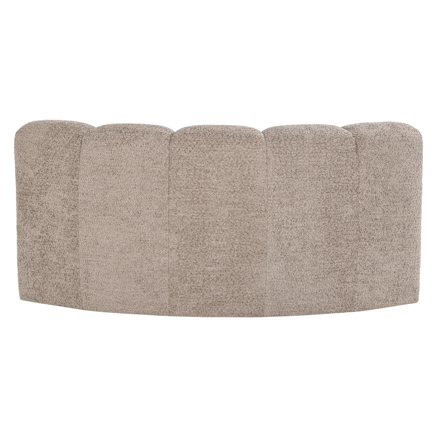 Sofa modułowa MOJO BENCH - element narożny półokrągły piaskowy baranek - Image 5
