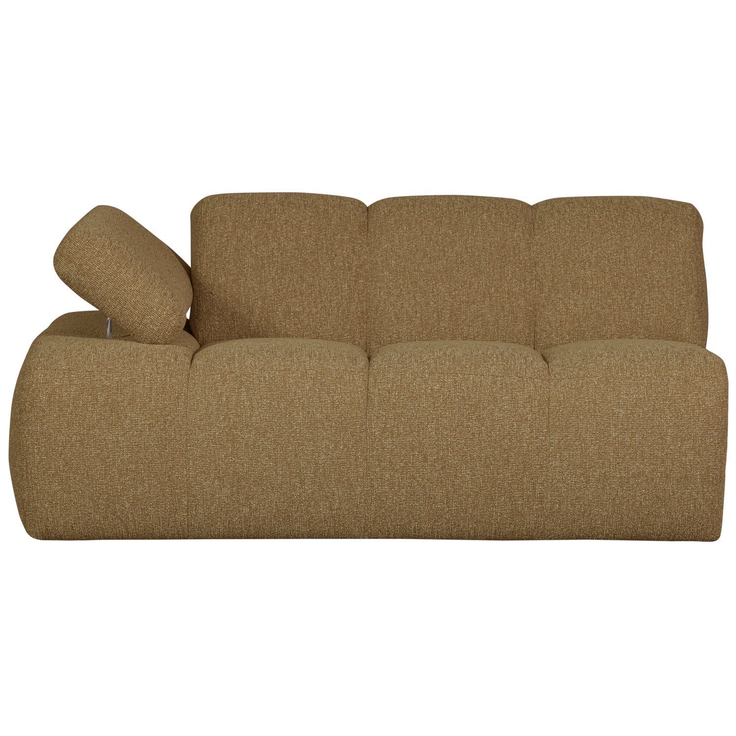 Sofa modułowa MOJO - element 1,5-osobowy lewostronny ciemny miodowy bouclé - Image 5
