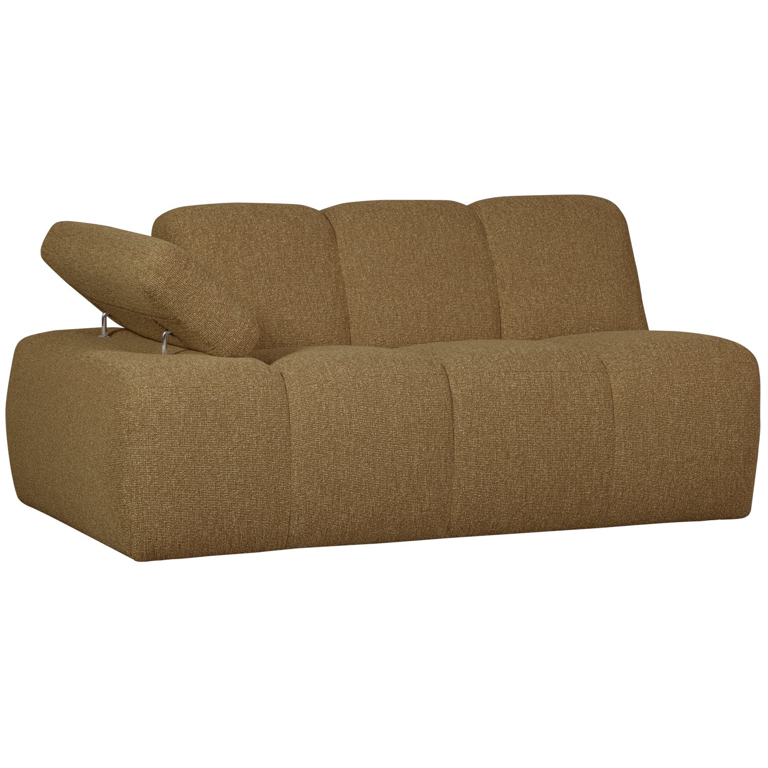 Sofa modułowa MOJO - element 1,5-osobowy lewostronny ciemny miodowy bouclé - Image 8