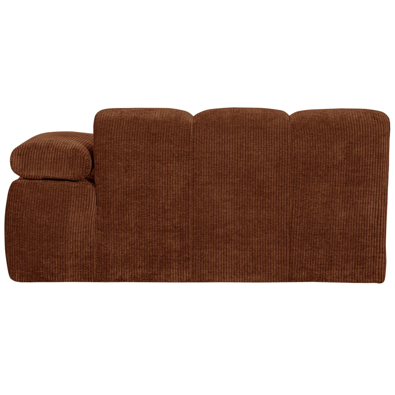 Sofa modułowa MOJO - element 1,5-osobowy prawostronny rdzawy brązowy sztruks - Image 8