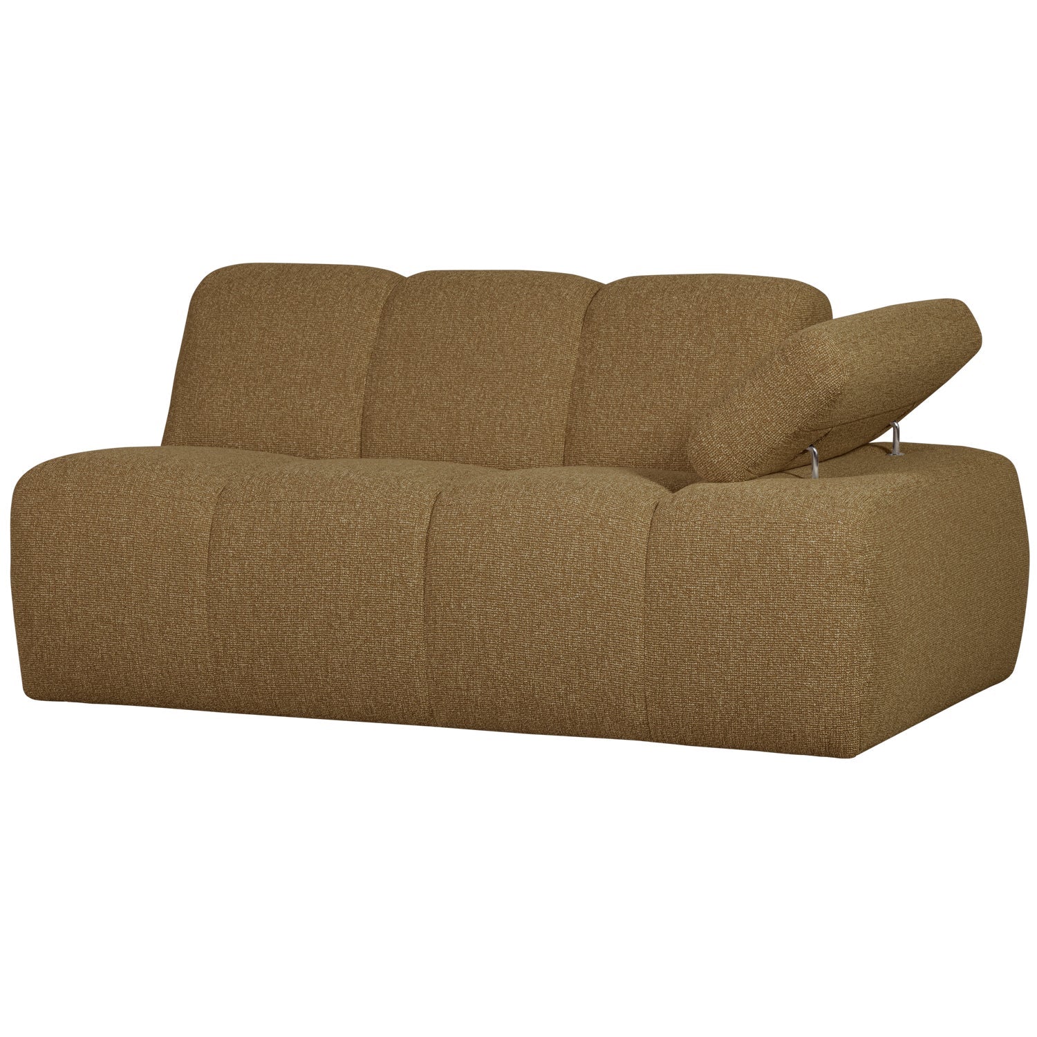 Sofa modułowa MOJO - element 1,5-osobowy prawostronny ciemny miodowy bouclé - Image 7