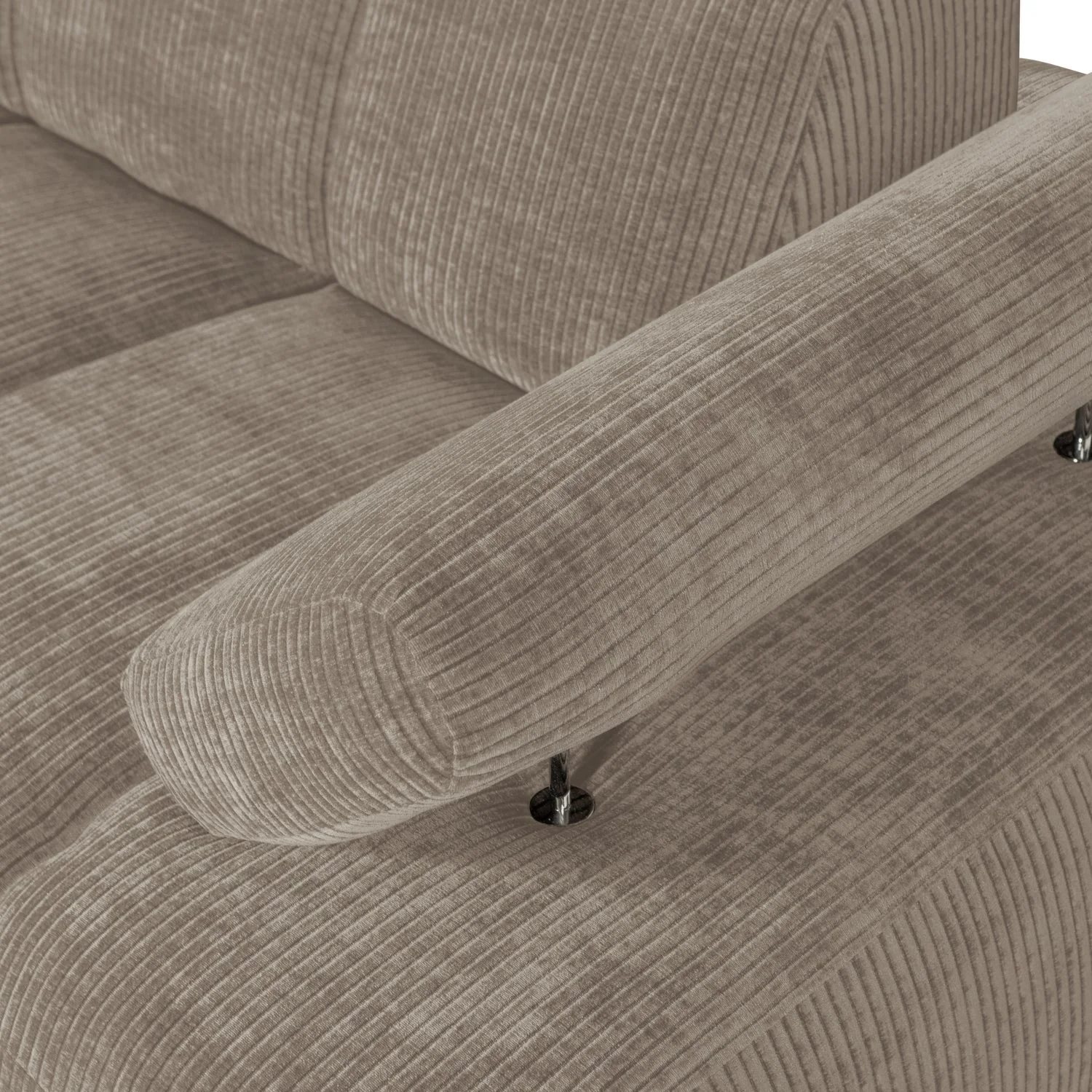 Sofa modułowa MOJO - element 1,5-osobowy prawostronny ciemny piaskowy sztruks - Image 3
