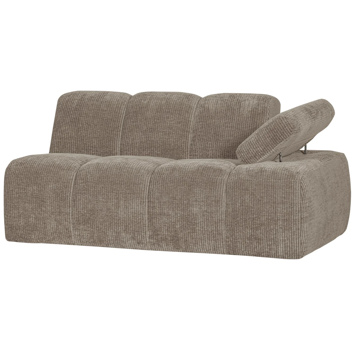 Sofa modułowa MOJO - element 1,5-osobowy prawostronny ciemny piaskowy sztruks - Image 4