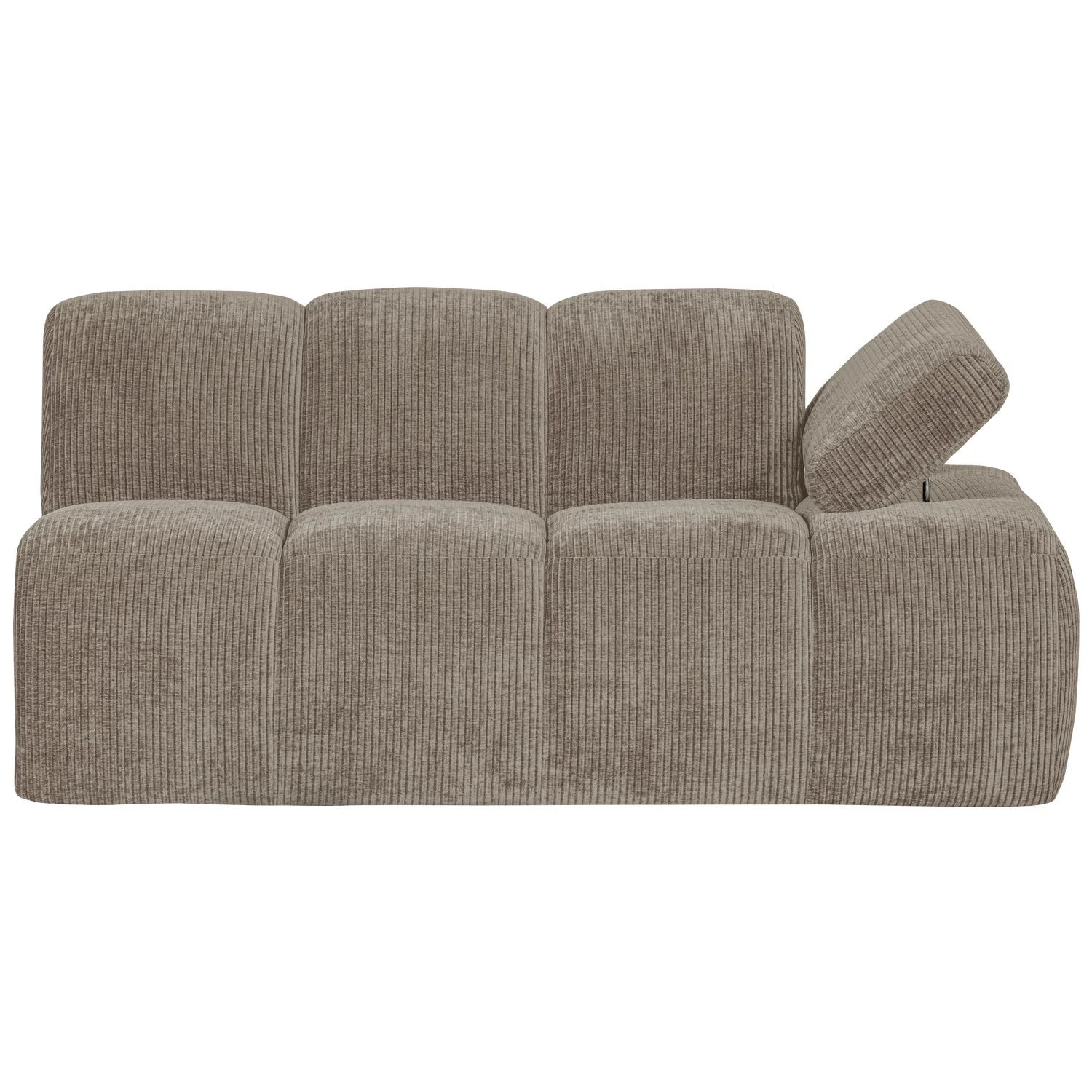 Sofa modułowa MOJO - element 1,5-osobowy prawostronny ciemny piaskowy sztruks - Image 8