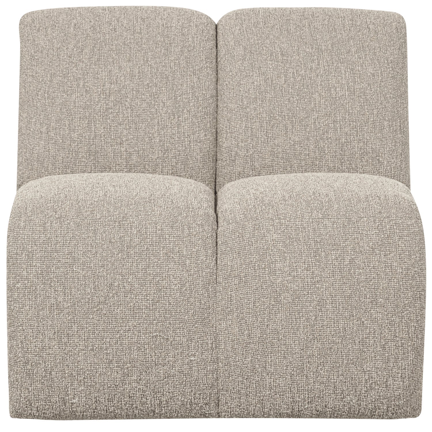 Sofa modułowa MOJO - element 1-osobowy beżowy melanż bouclé - Image 4