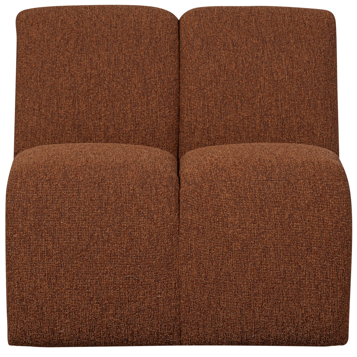 Fotel / moduł MOJO rdzawy brązowy bouclé - Image 7