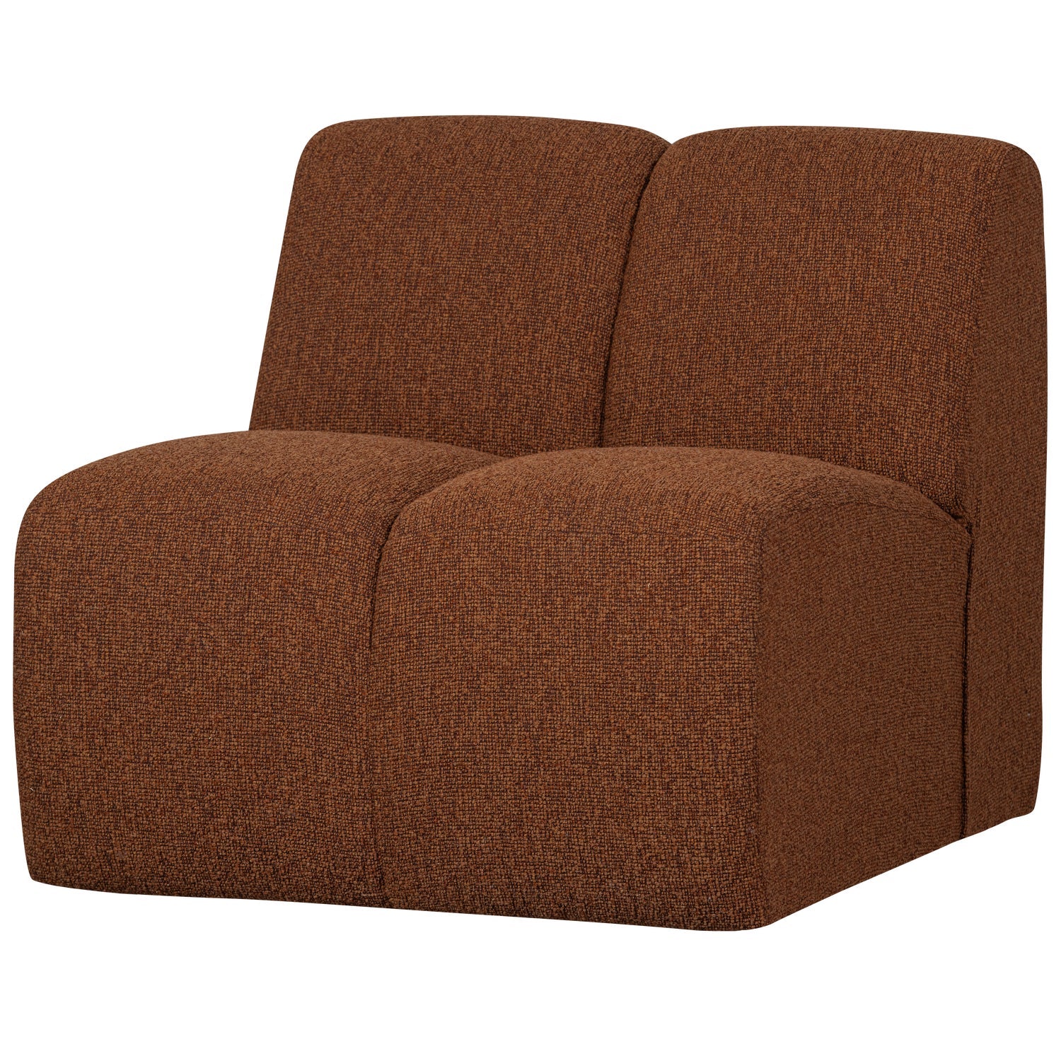 Fotel / moduł MOJO rdzawy brązowy bouclé - Image 9