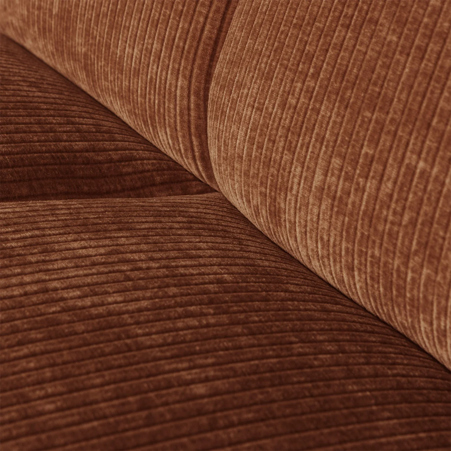 Sofa modułowa MOJO - element 1-osobowy rdzawy brązowy sztruks - Image 2
