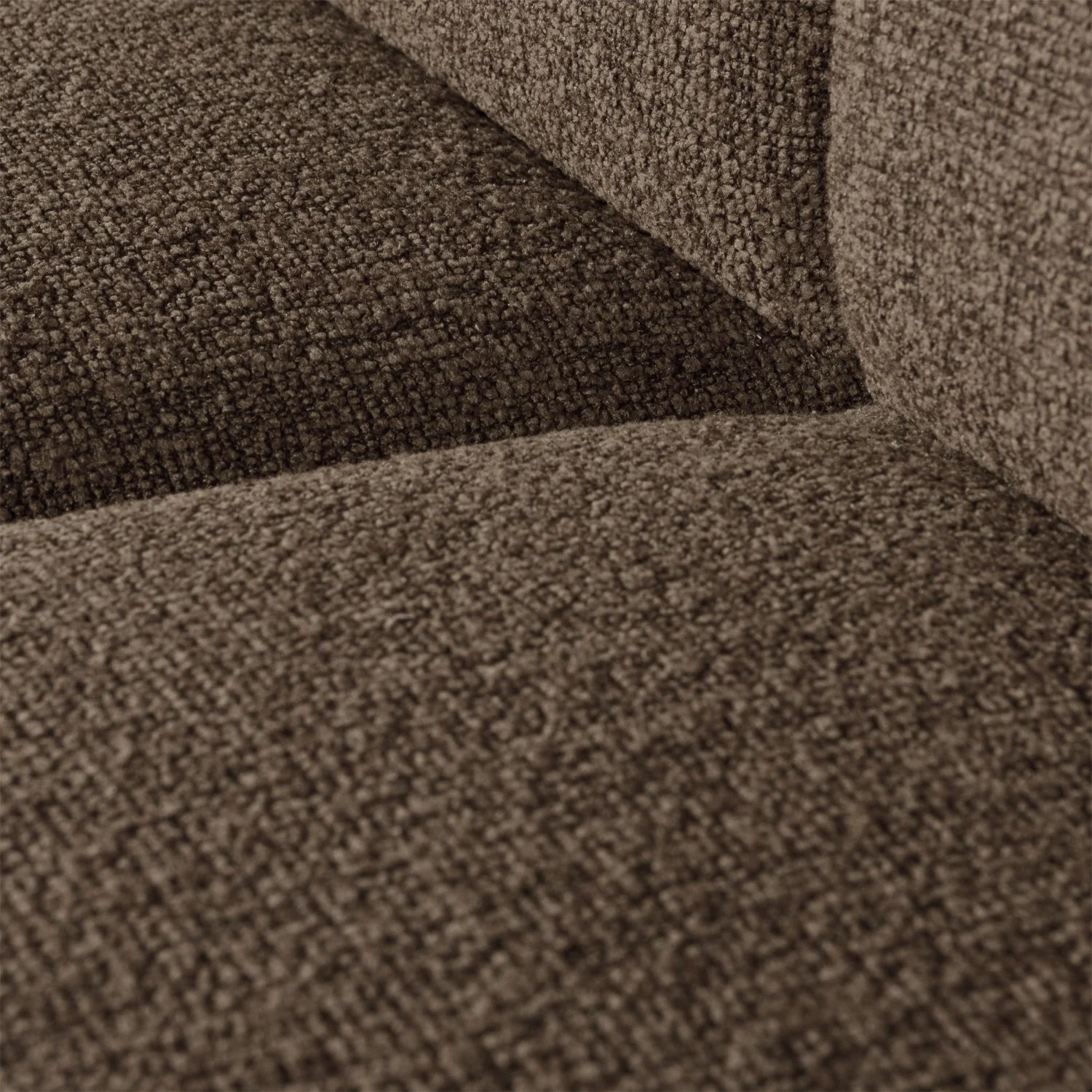 Sofa modułowa MOJO - element 1-osobowy ciemnobrązowy bouclé - Image 2