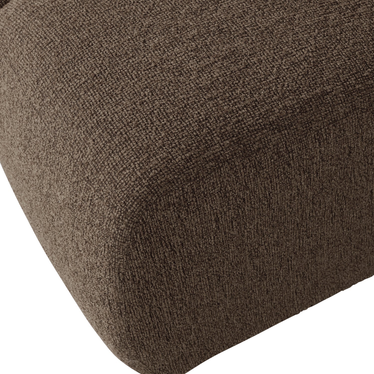 Sofa modułowa MOJO - element 1-osobowy ciemnobrązowy bouclé - Image 3