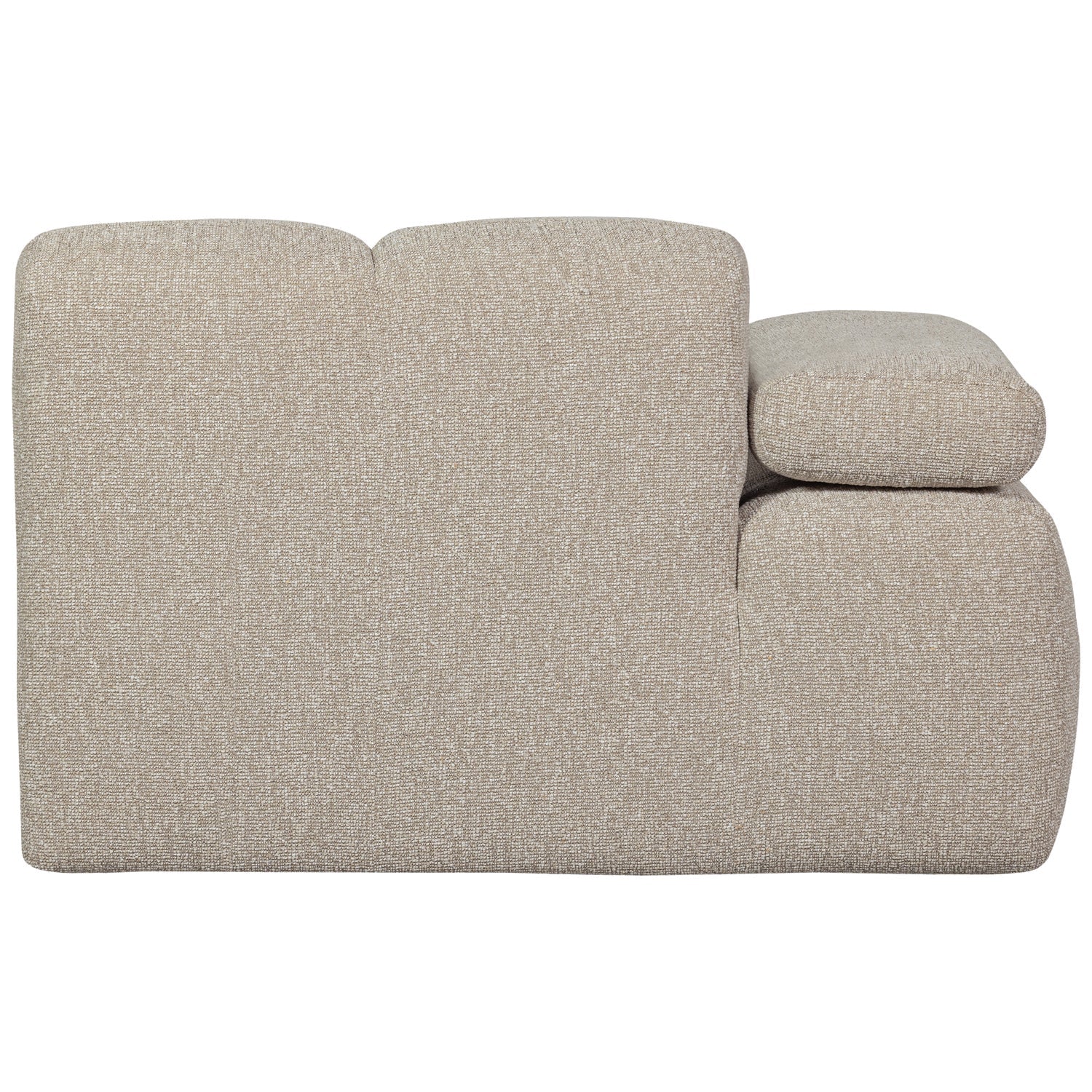 Sofa modułowa MOJO - element lewostronny beżowy melanż bouclé - Image 8