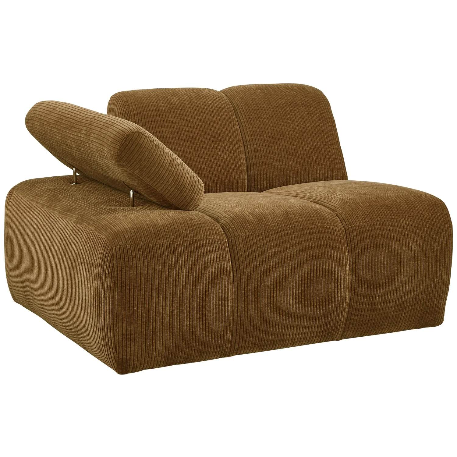Sofa modułowa MOJO - element lewostronny ciemny miodowy sztruks - Image 7
