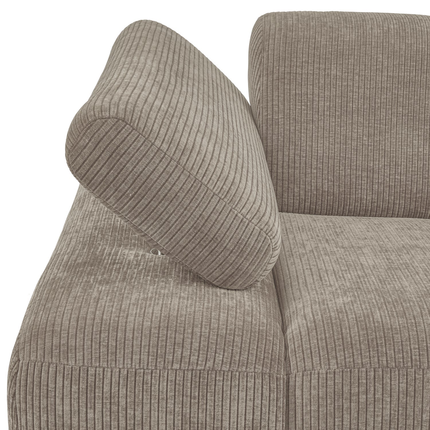 Sofa modułowa MOJO - element lewostronny ciemny piaskowy sztruks - Image 3