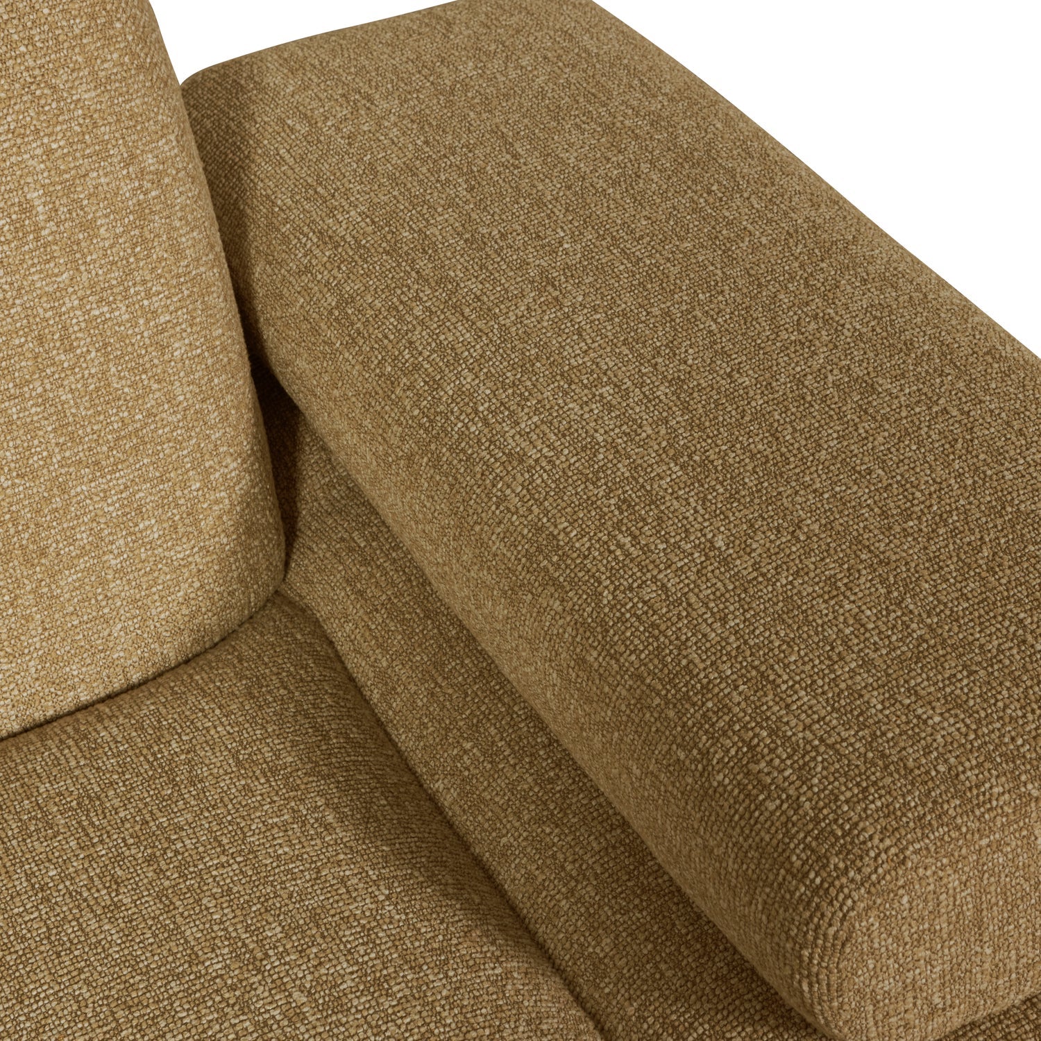 Sofa modułowa MOJO - element prawostronny ciemny miodowy bouclé - Image 2